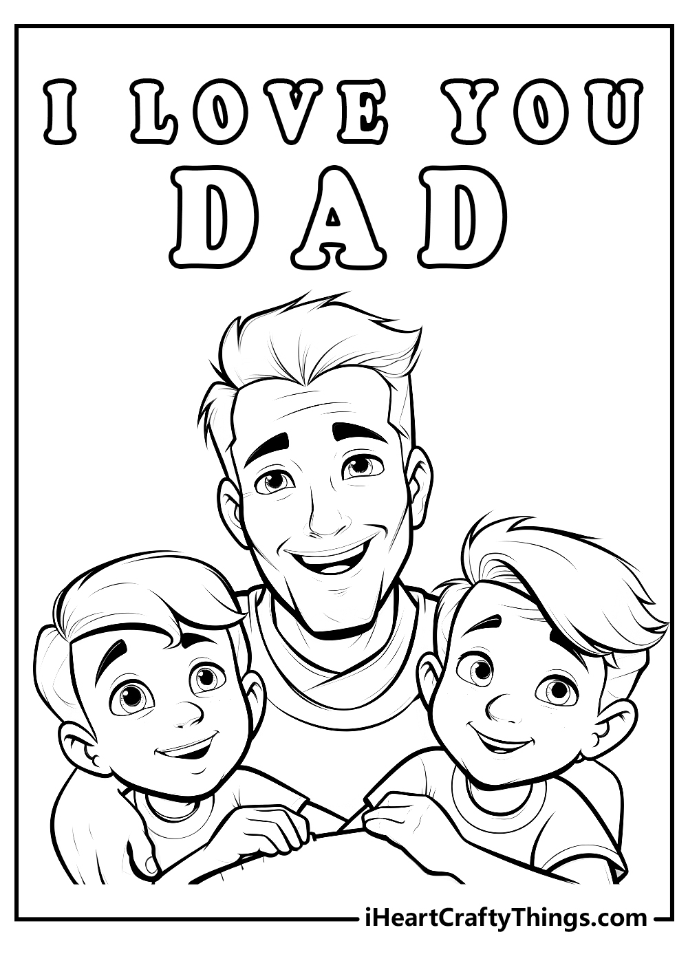Father s Day Coloring Pages 46 Free Printables 2025