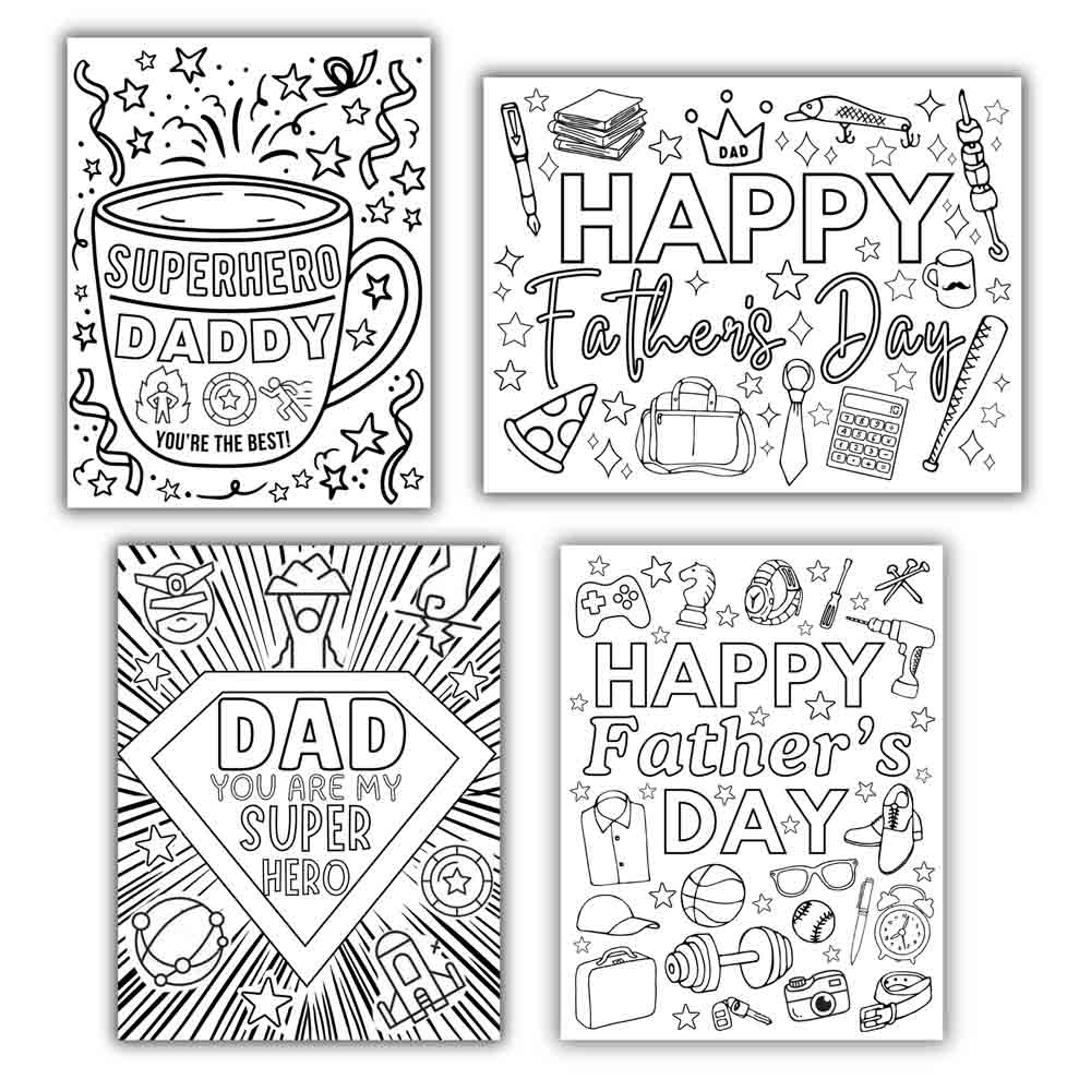 Father s Day Coloring Pages Free Printable