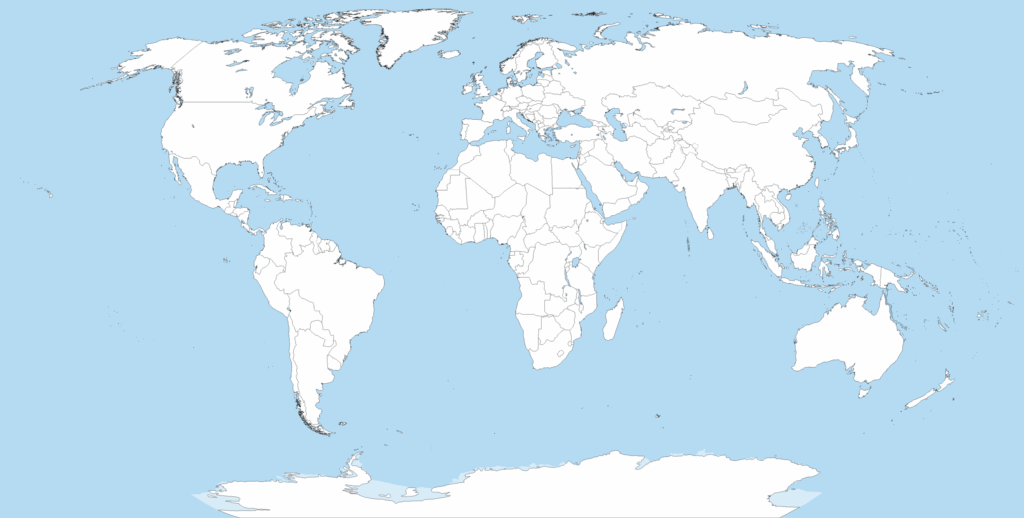 printable blank world political map for students - MIT Printable
