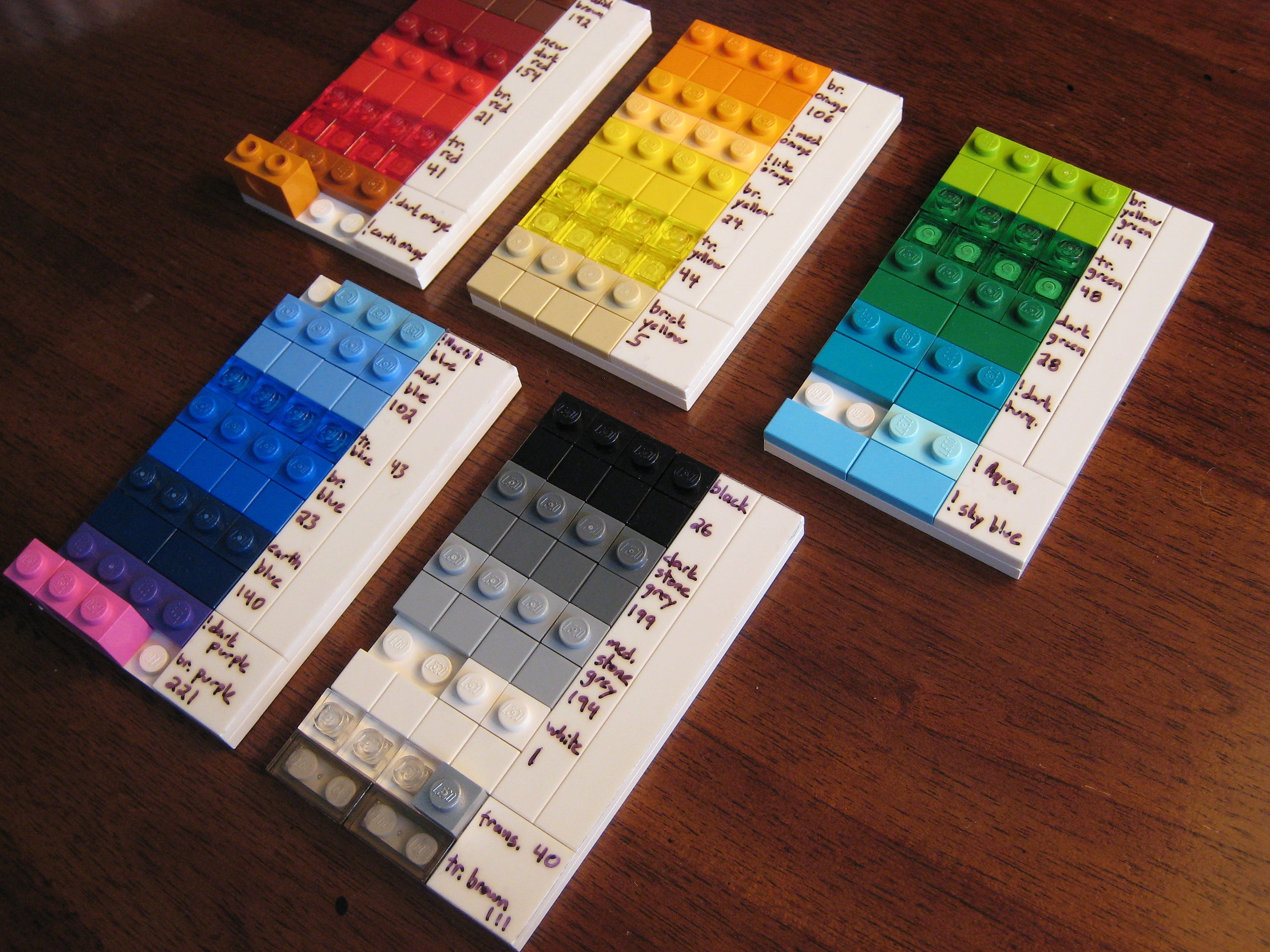 printable lego color chart