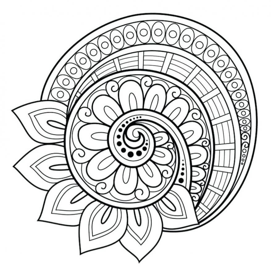 free printable mandala coloring sheets