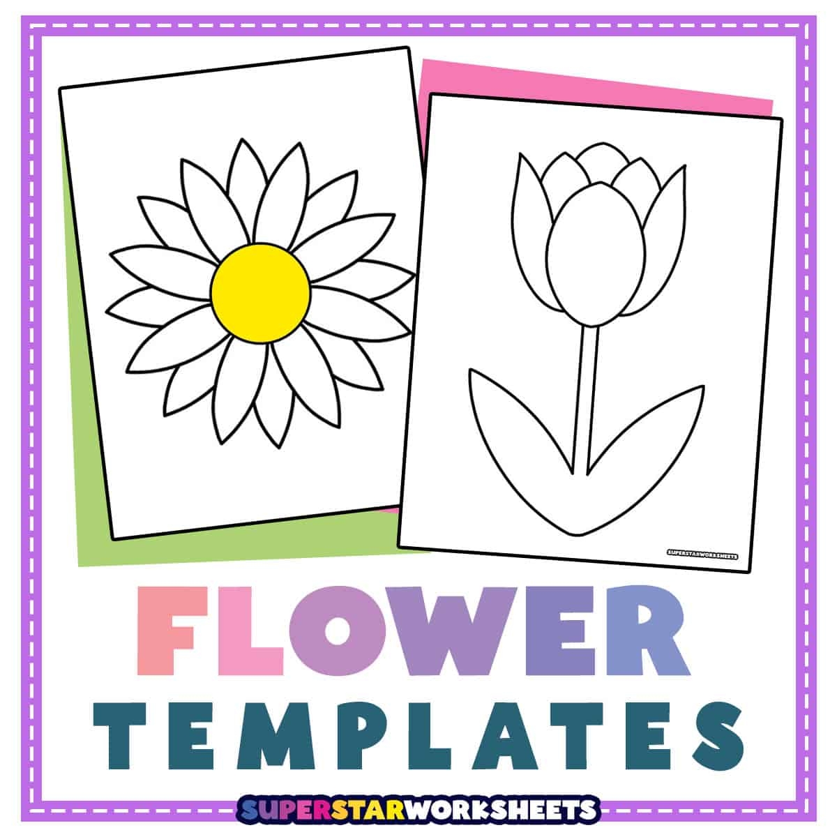 flower pattern printable