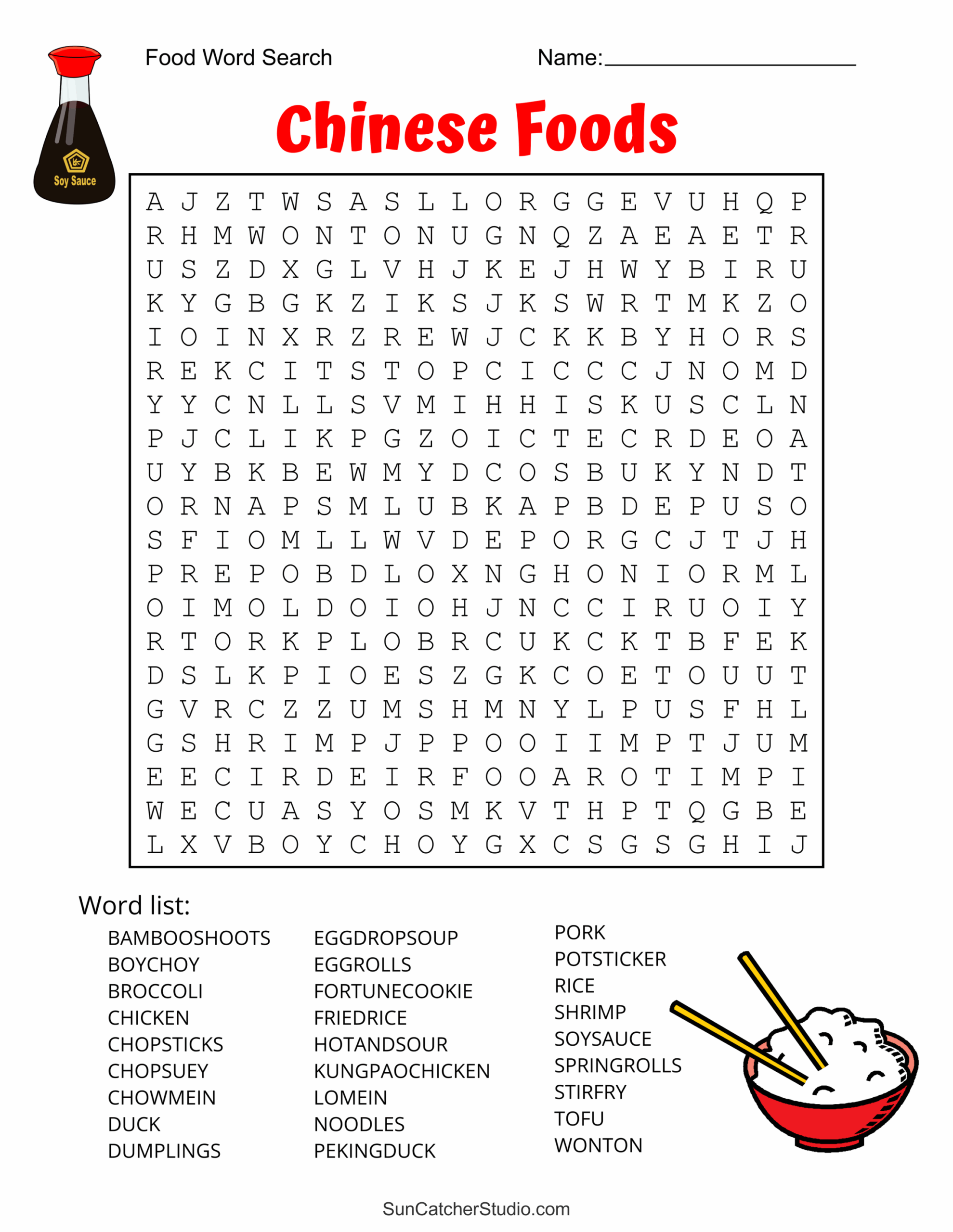 challenging word search printable