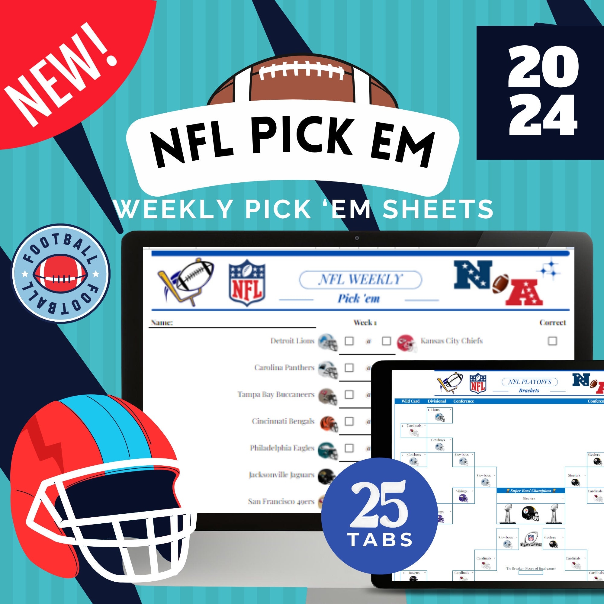 Football Weekly Pickem Pool With Points Printable Sheet Pro Worksheets Library