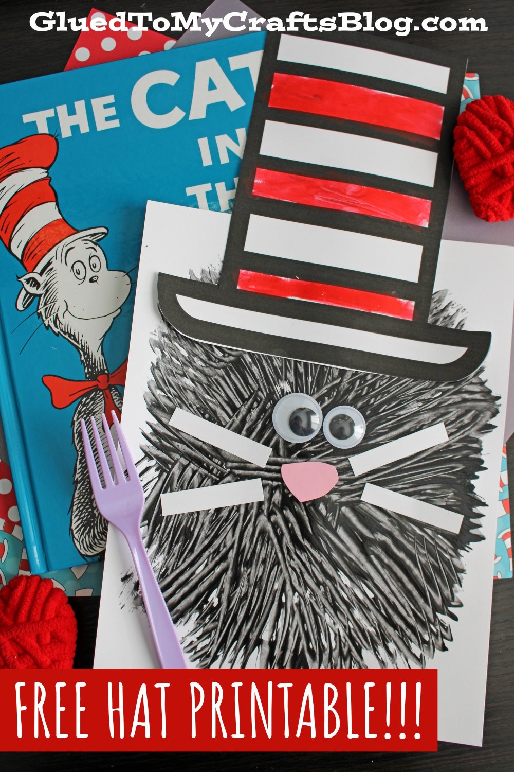 cat in hat printable