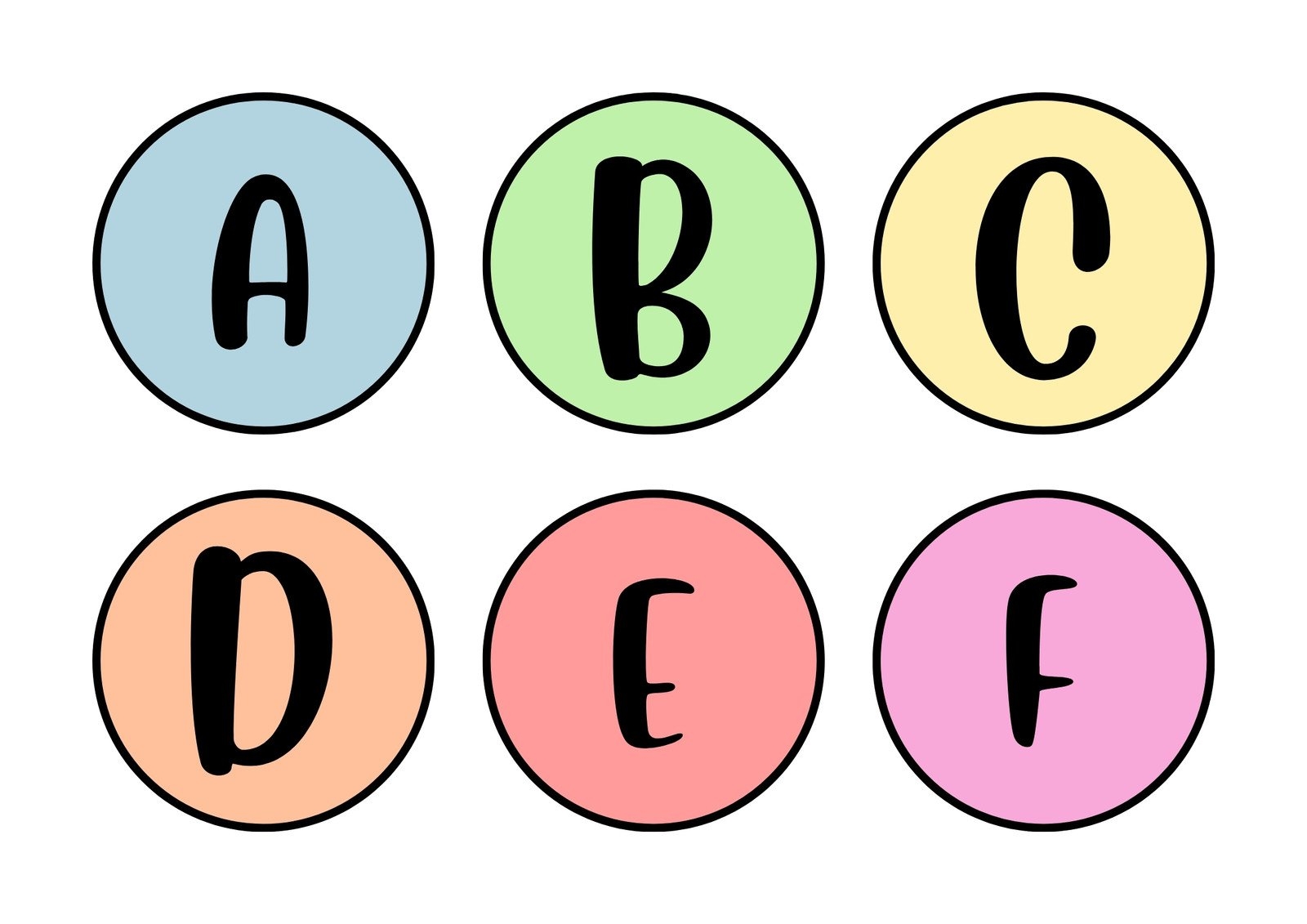 free printable letters of the alphabet large