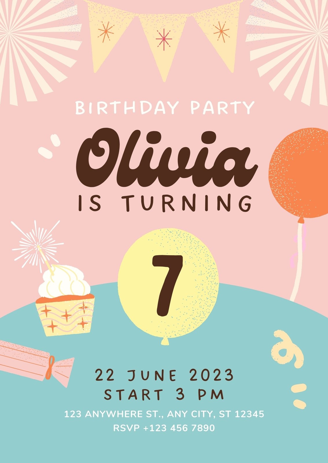 Free And Printable Birthday Invitation Templates Canva Worksheets Library