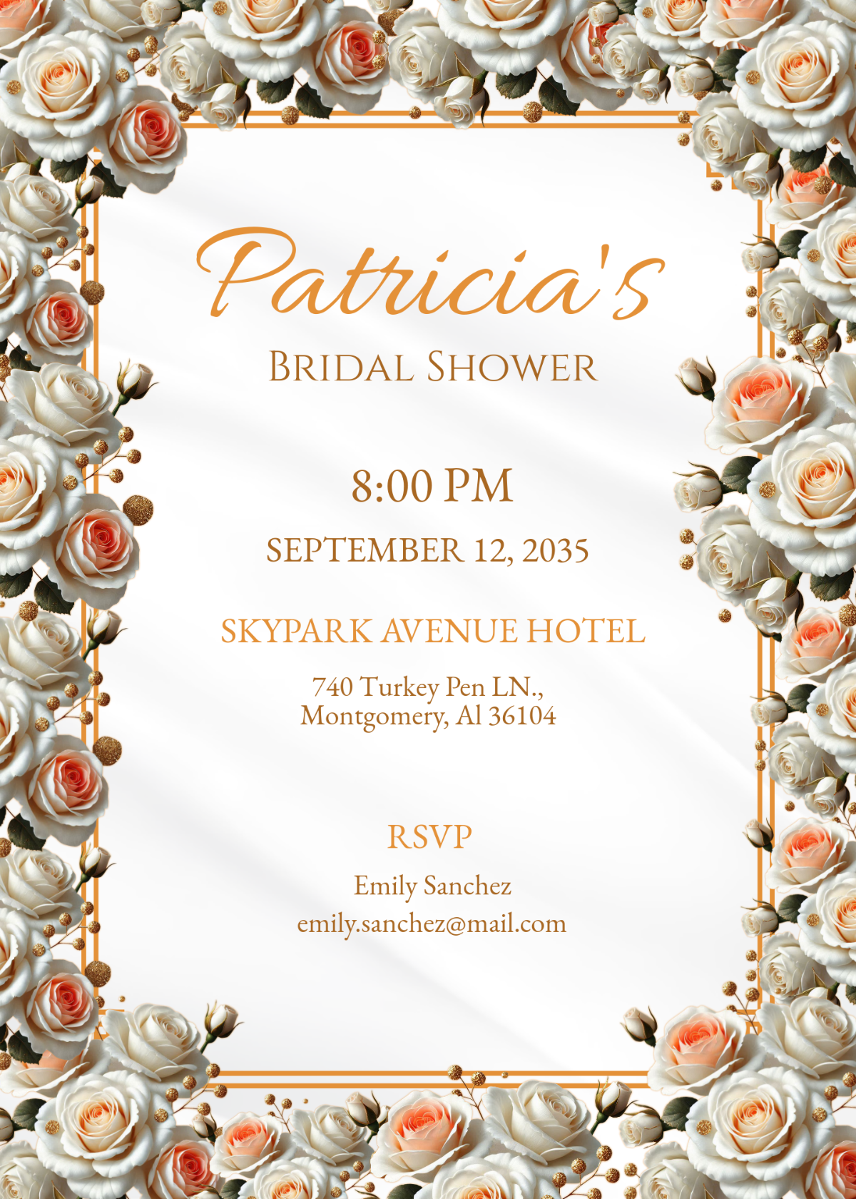 free printable bridal shower invitations