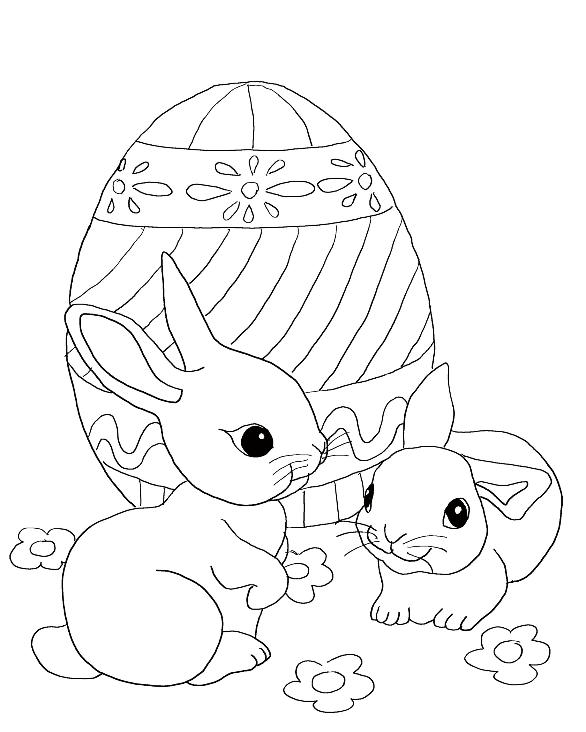 Free Easter Coloring Pages For Kids High Printing Quality Worksheets Library