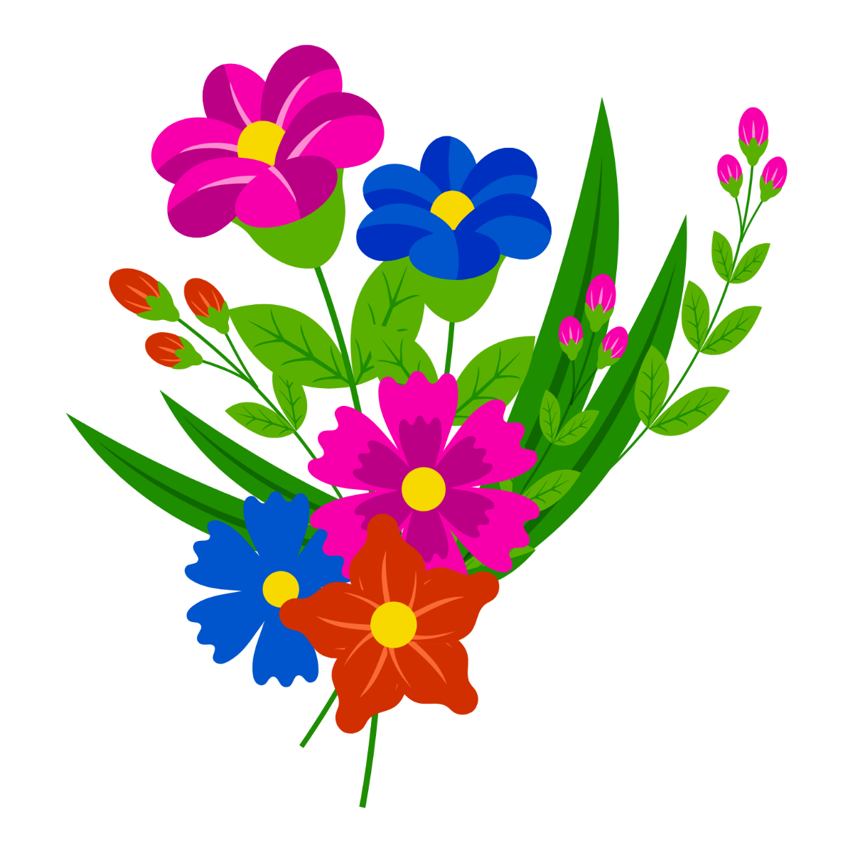 Free Flower Clipart PNG To Customize And Download