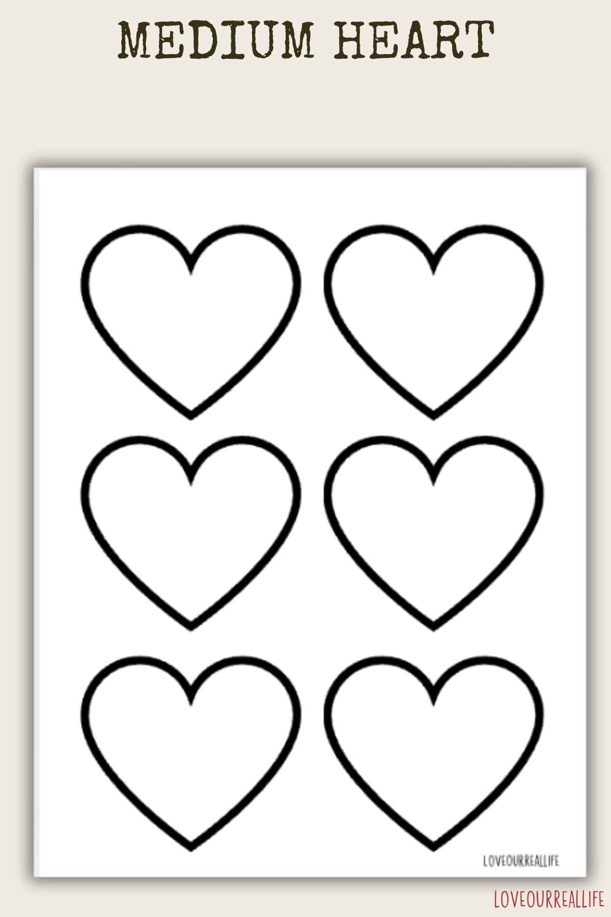 Free Heart Printable Templates For Coloring And Stencils Love 