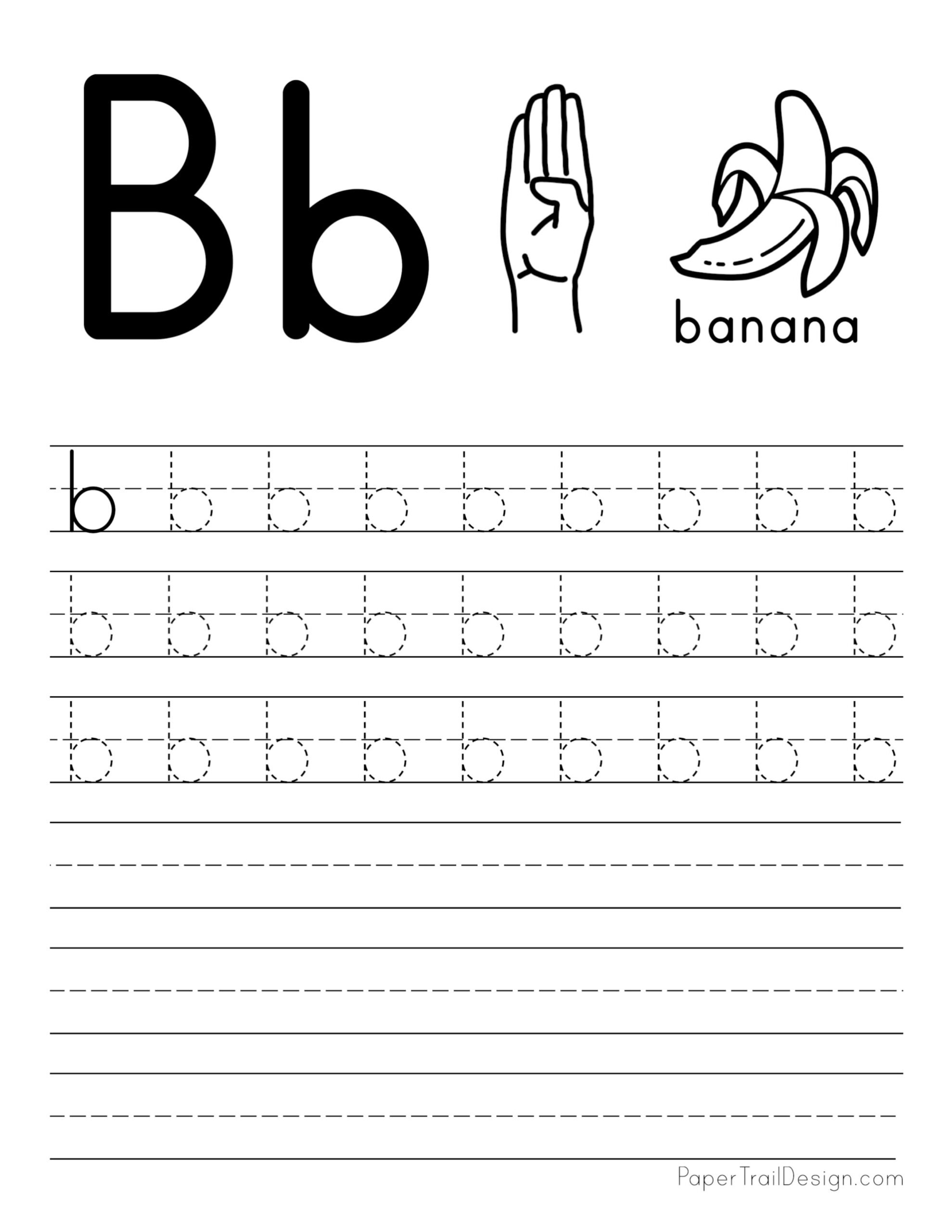 free printable alphabet tracing sheets