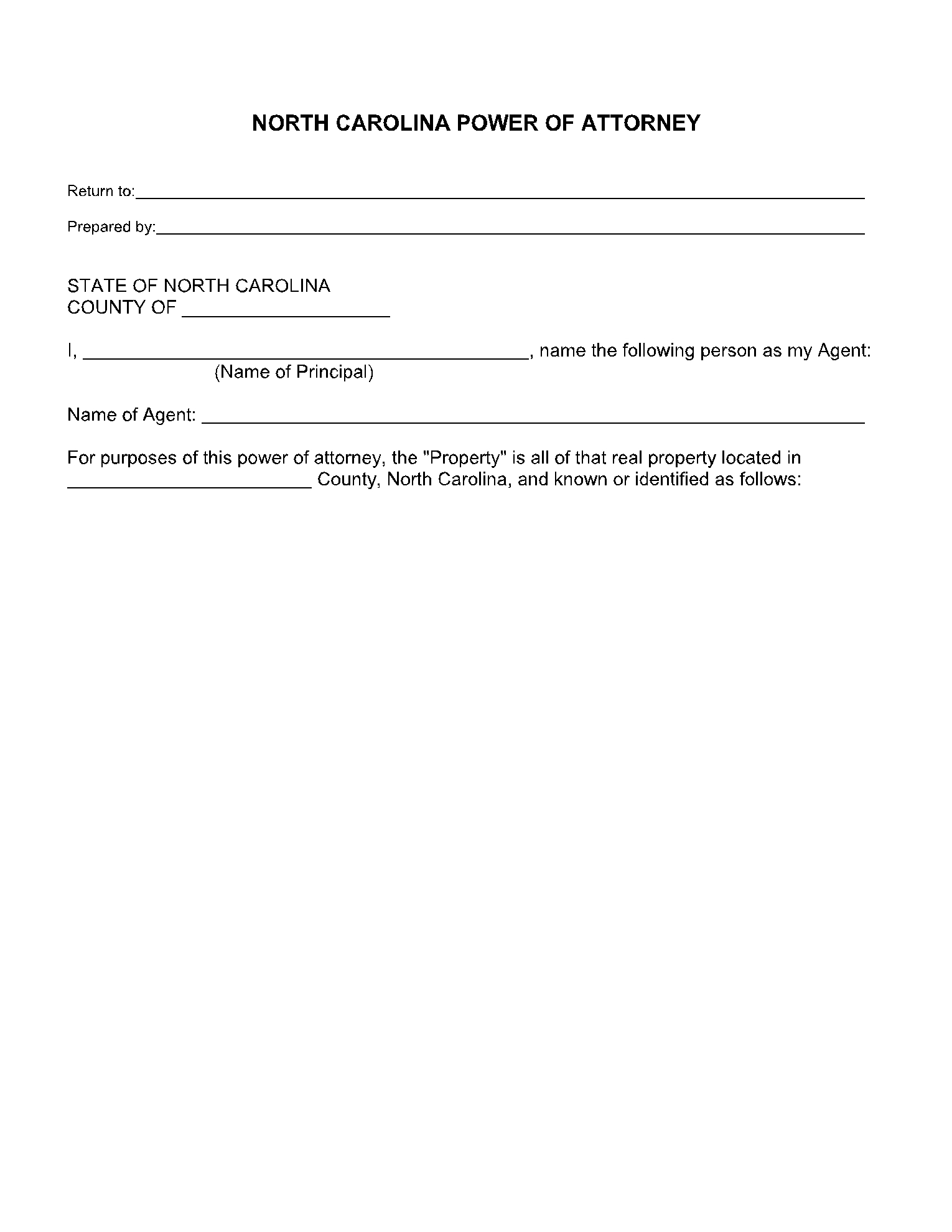 free printable poa form