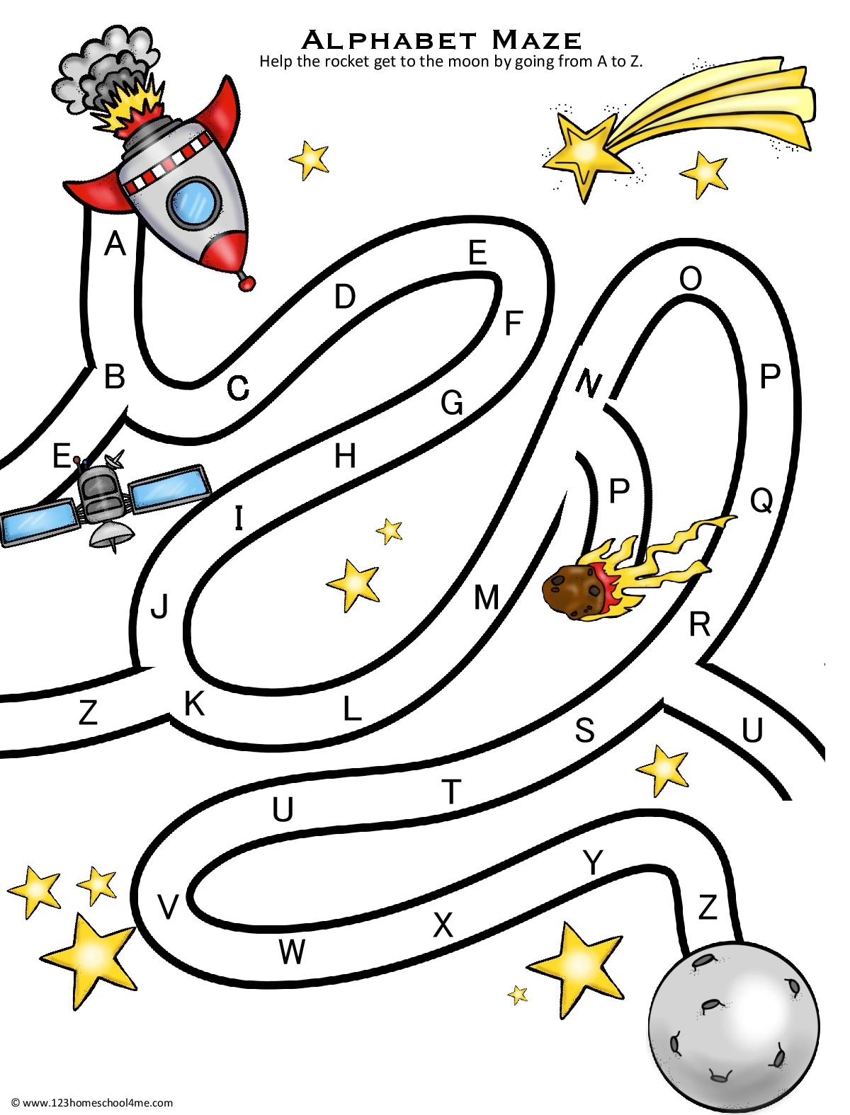 printable mazes for 5 year olds pdf
