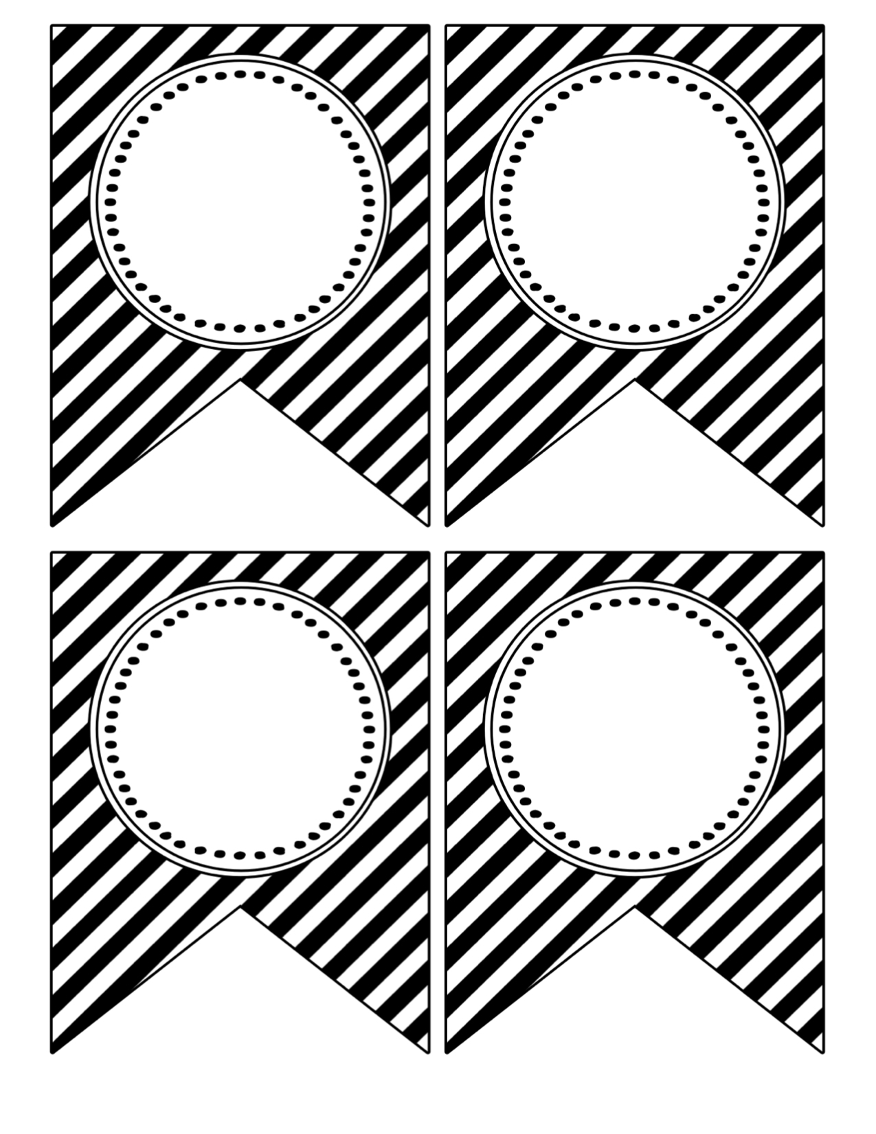 Free Printable Banner Templates Blank Banners Paper Trail Design Worksheets Library