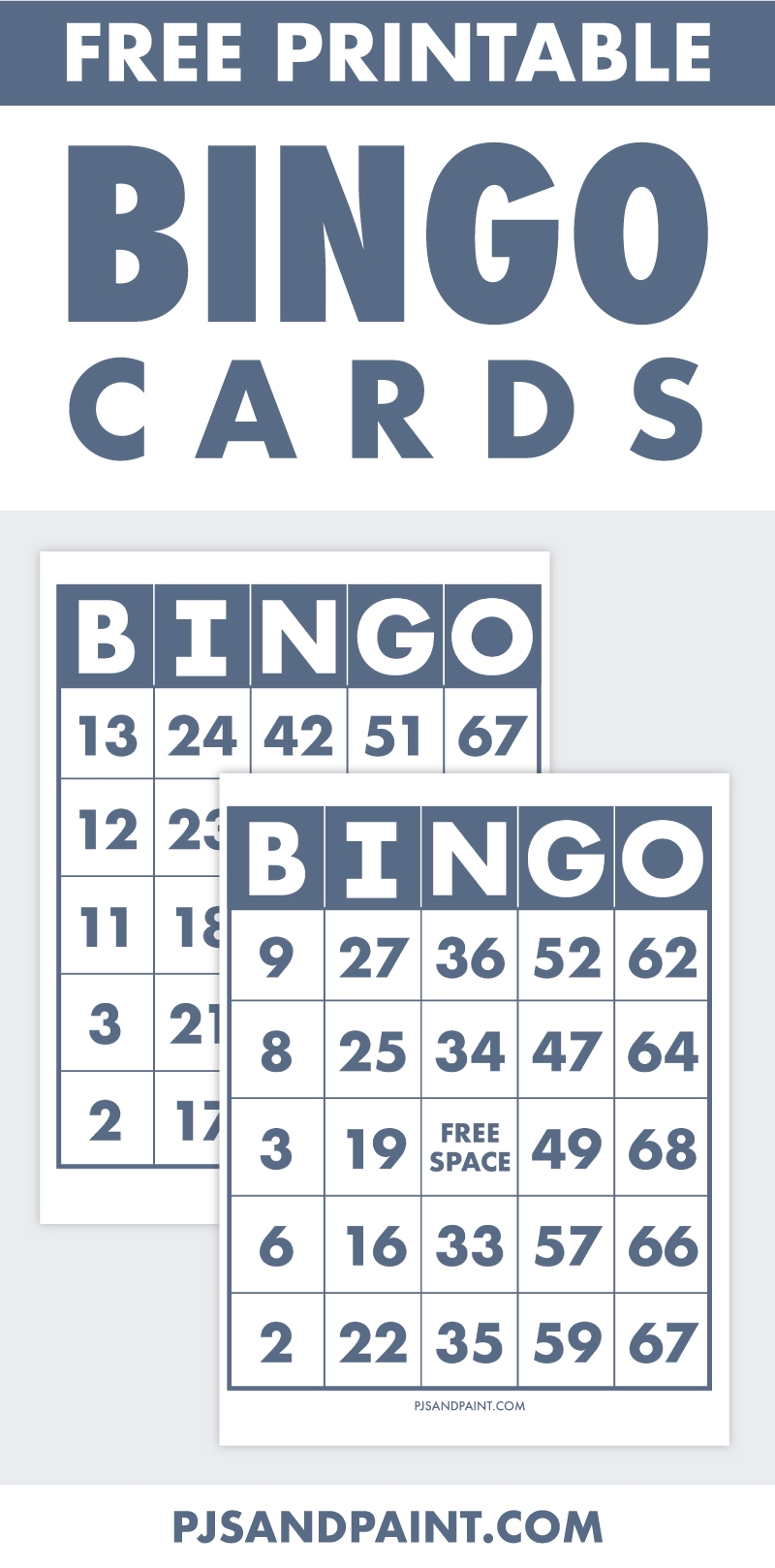 free bingo printable sheets