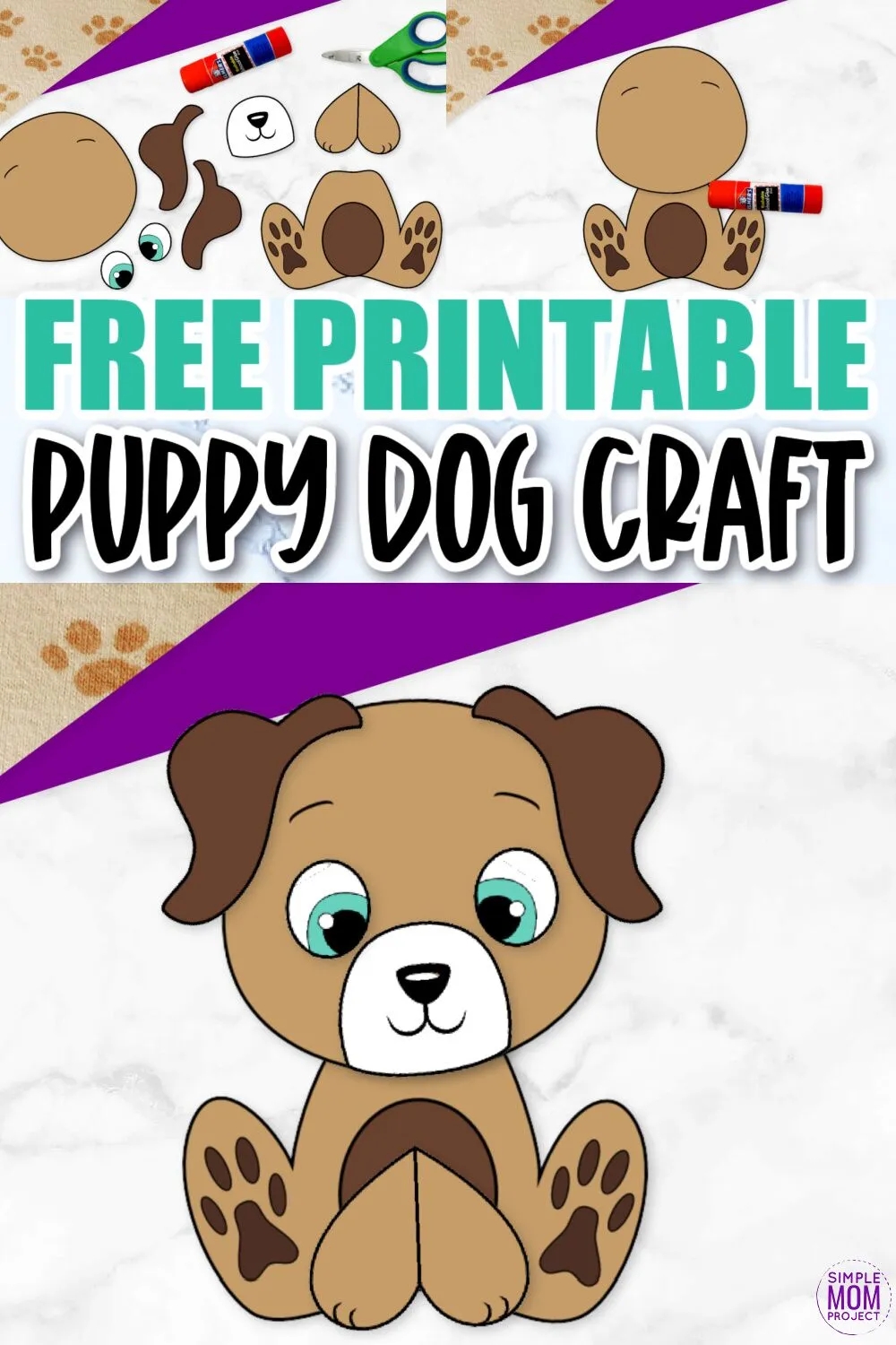 Free Printable Build A Dog Craft For Kids Simple Mom Project