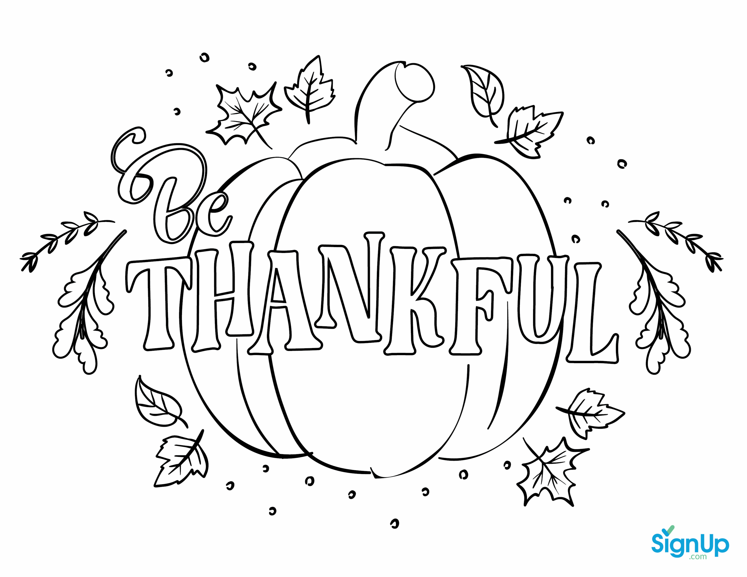 printable thanksgiving pictures to color