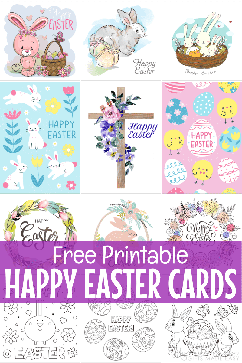 printable cards for easter