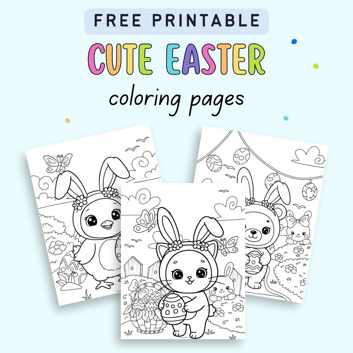 Free Printable Easter Coloring Pages For Kids The Artisan Life