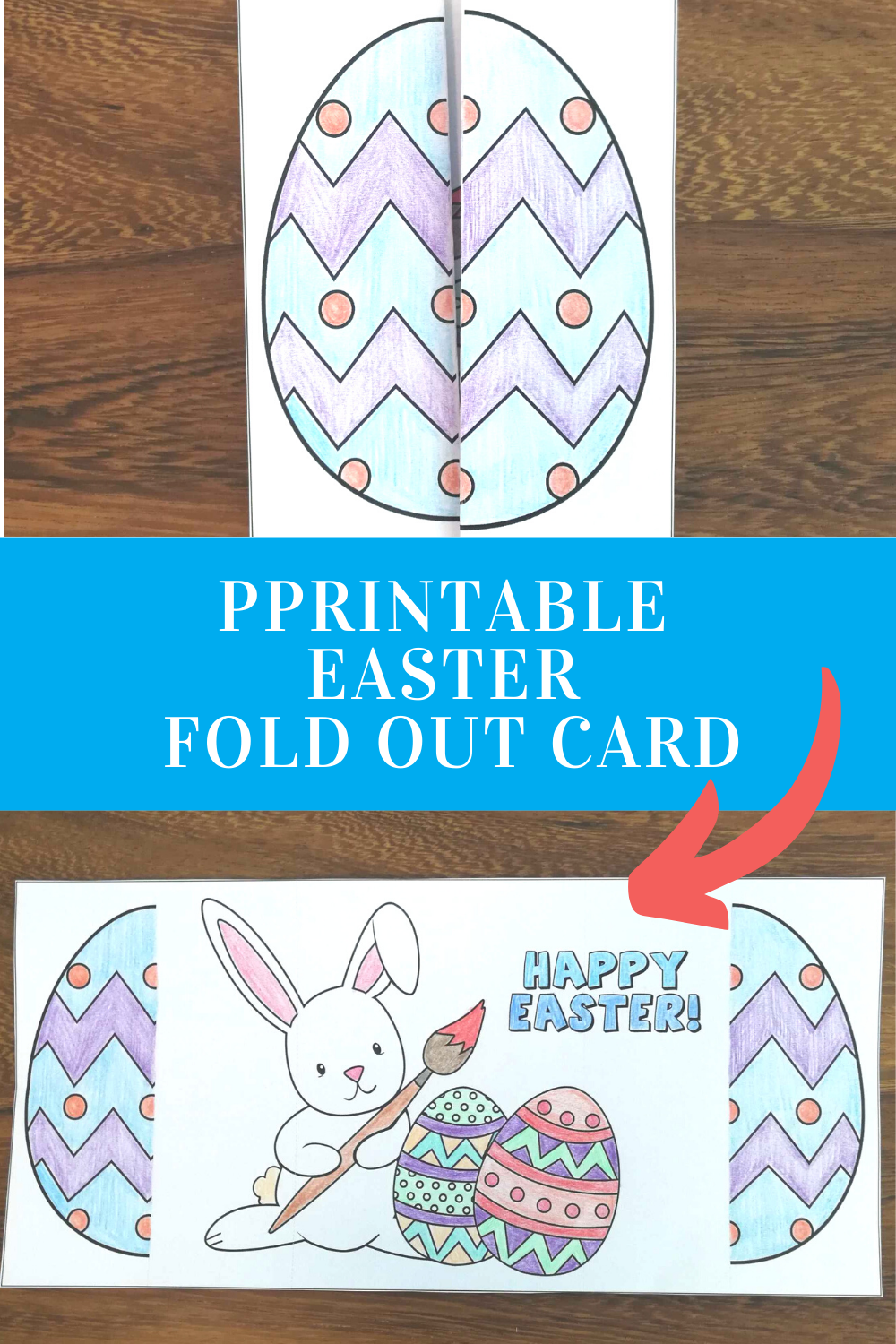 Free Printable Easter Fold Out Card Lemon And Kiwi Designs