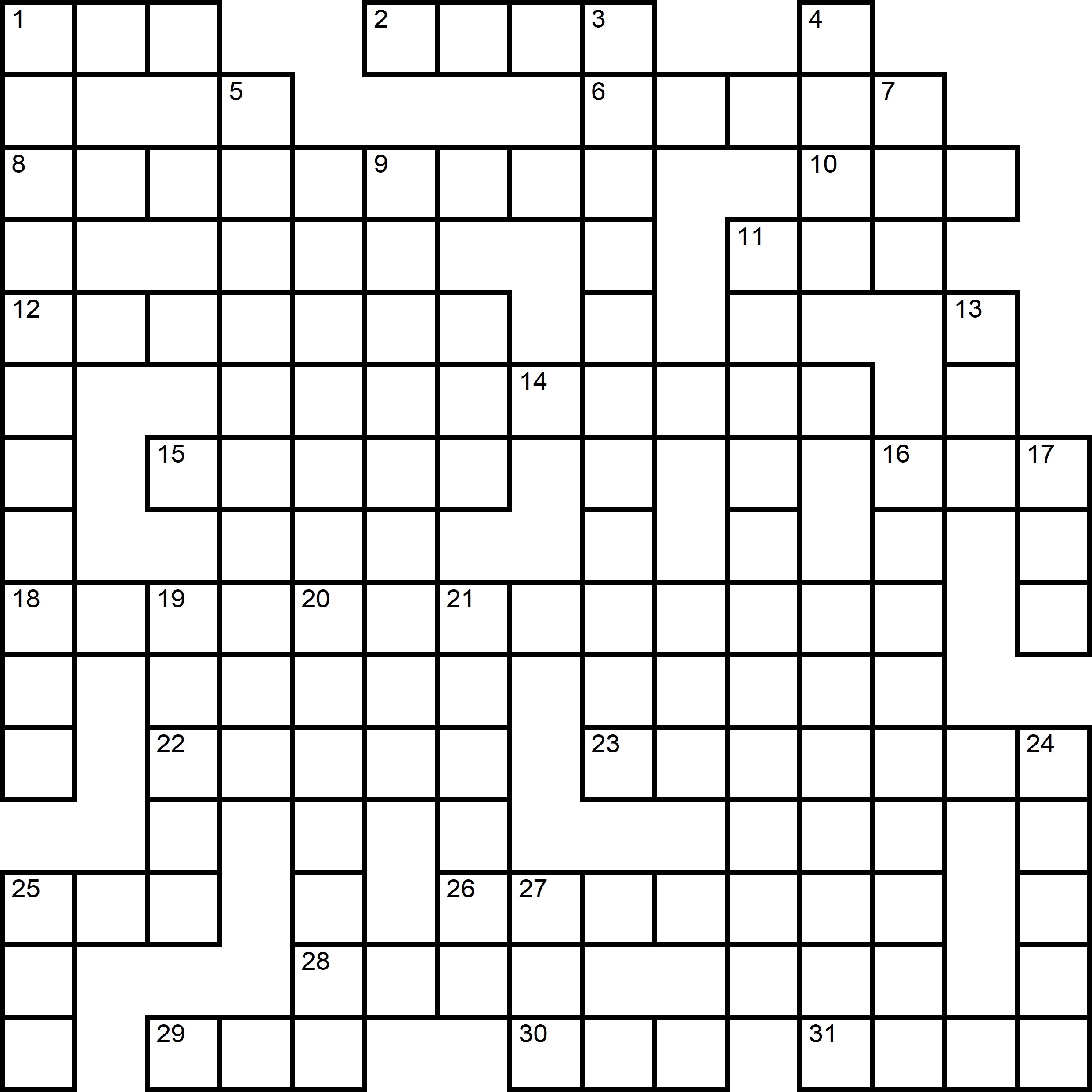free crossword puzzles printable easy