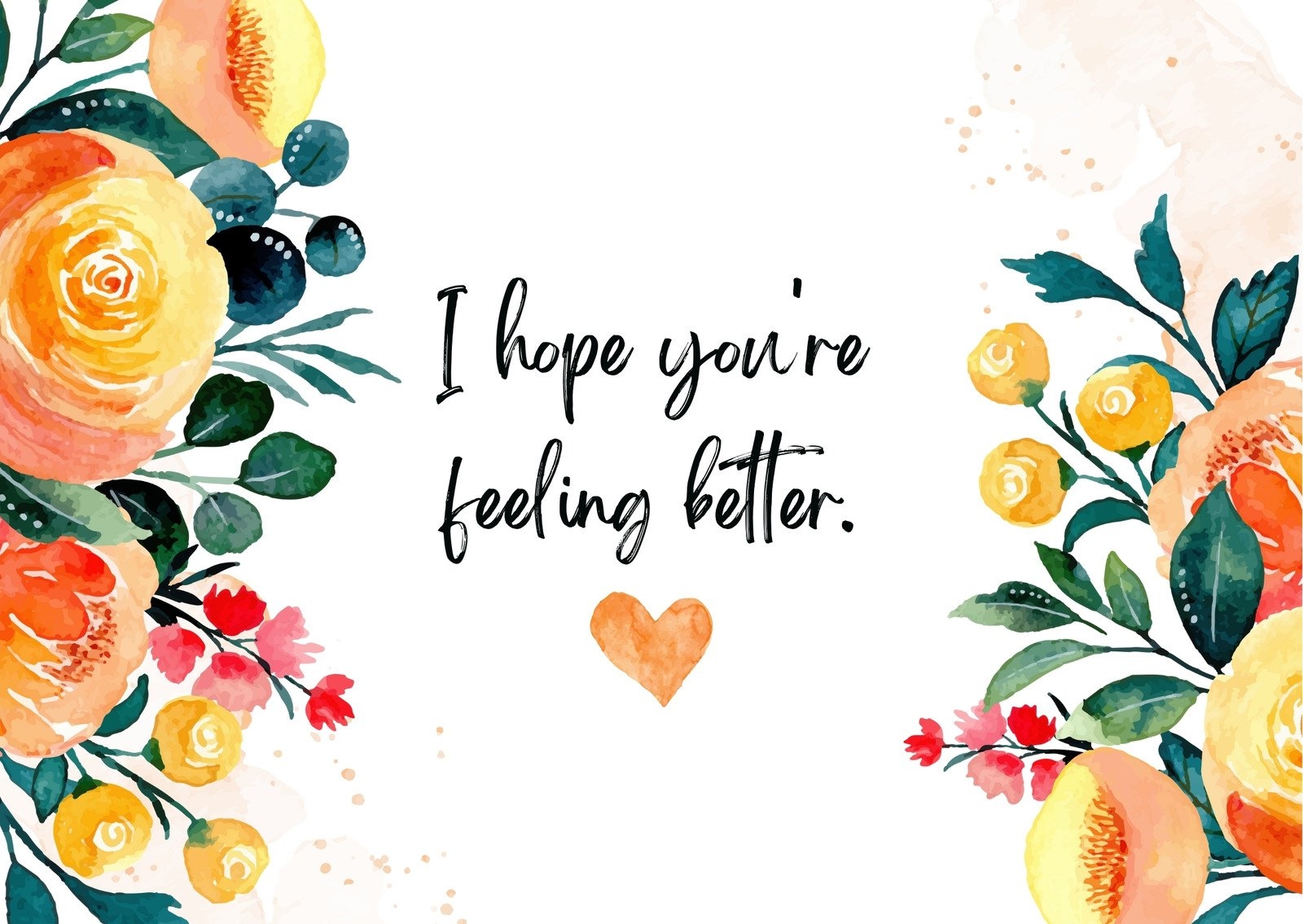 get well soon card printable free