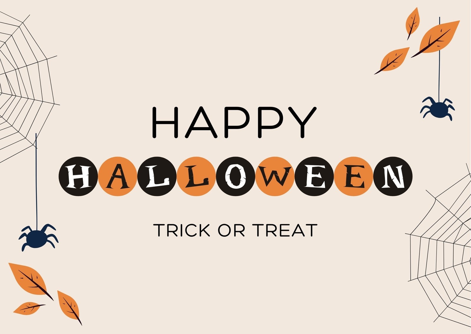 Free Printable Editable Halloween Card Templates Canva