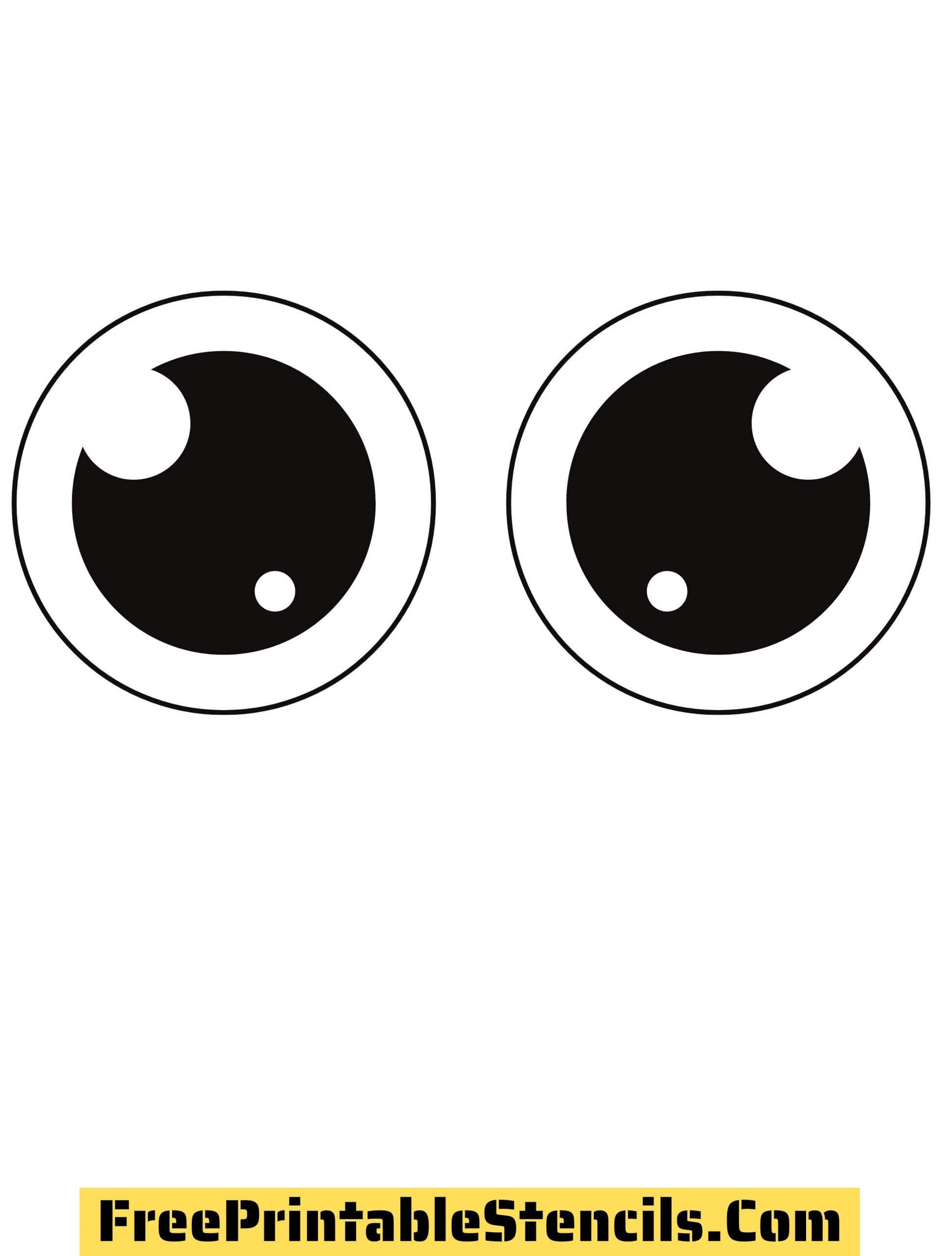 Free Printable Eyes Templates And Stencils Free Printable Stencils Worksheets Library