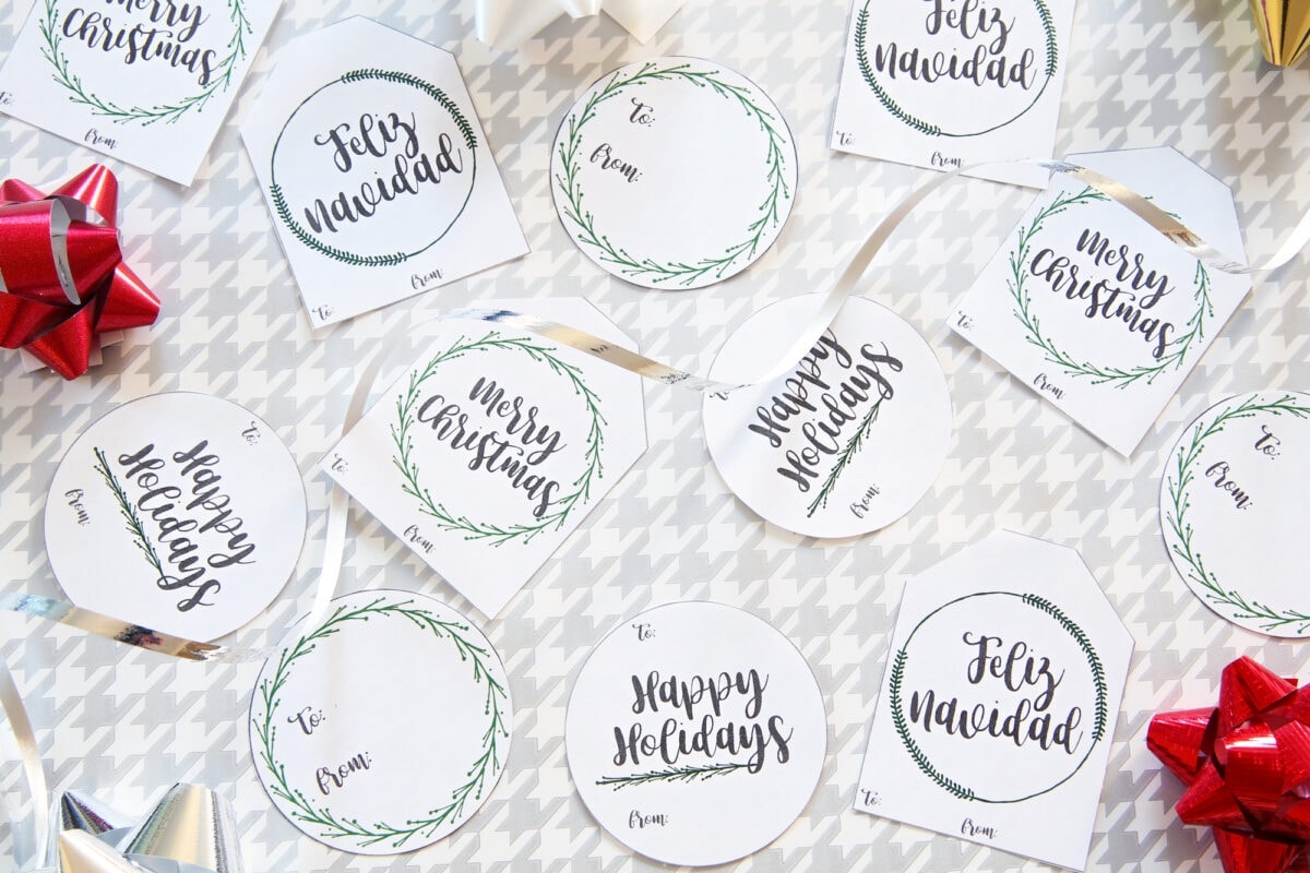printable gift tags free