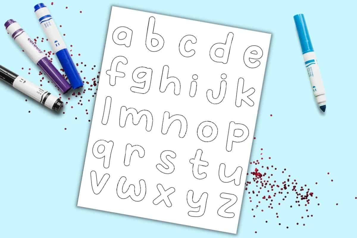 free printable bubble alphabet letters
