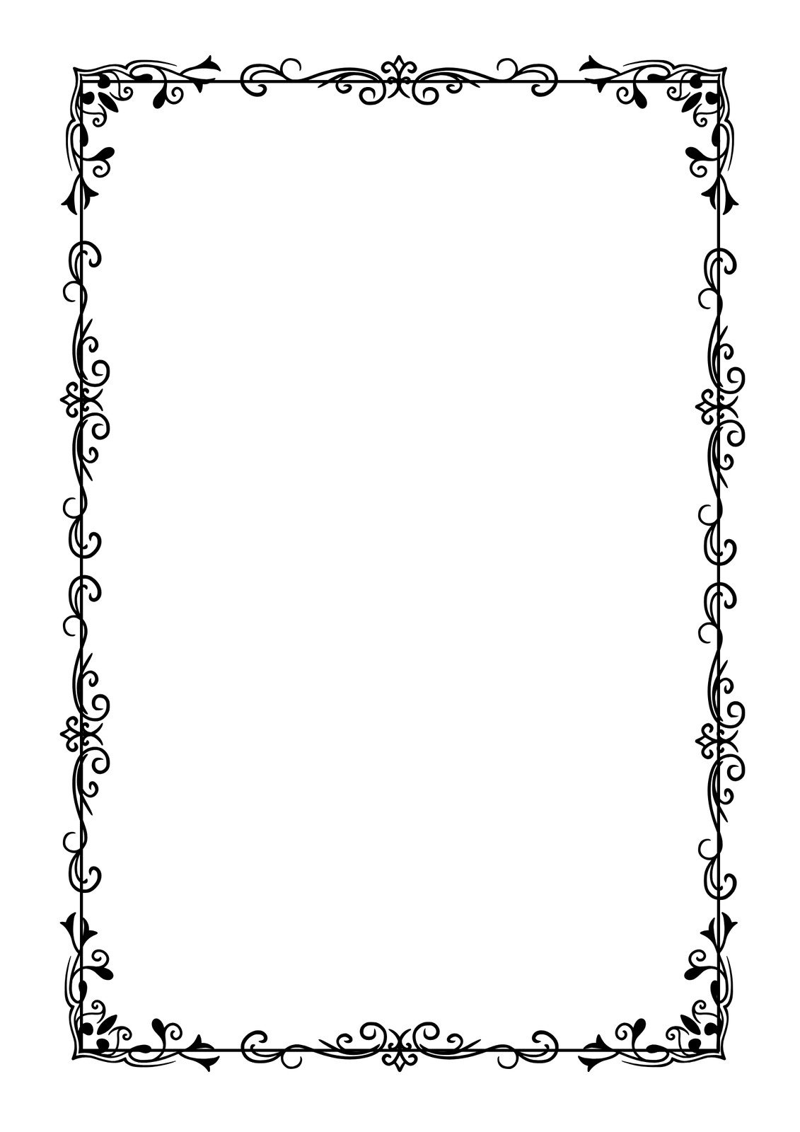 paper with borders free printable