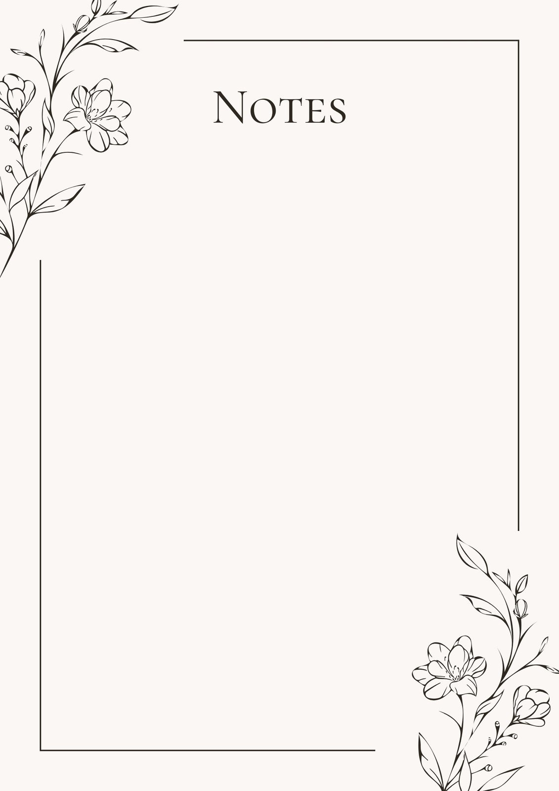 free printable page border