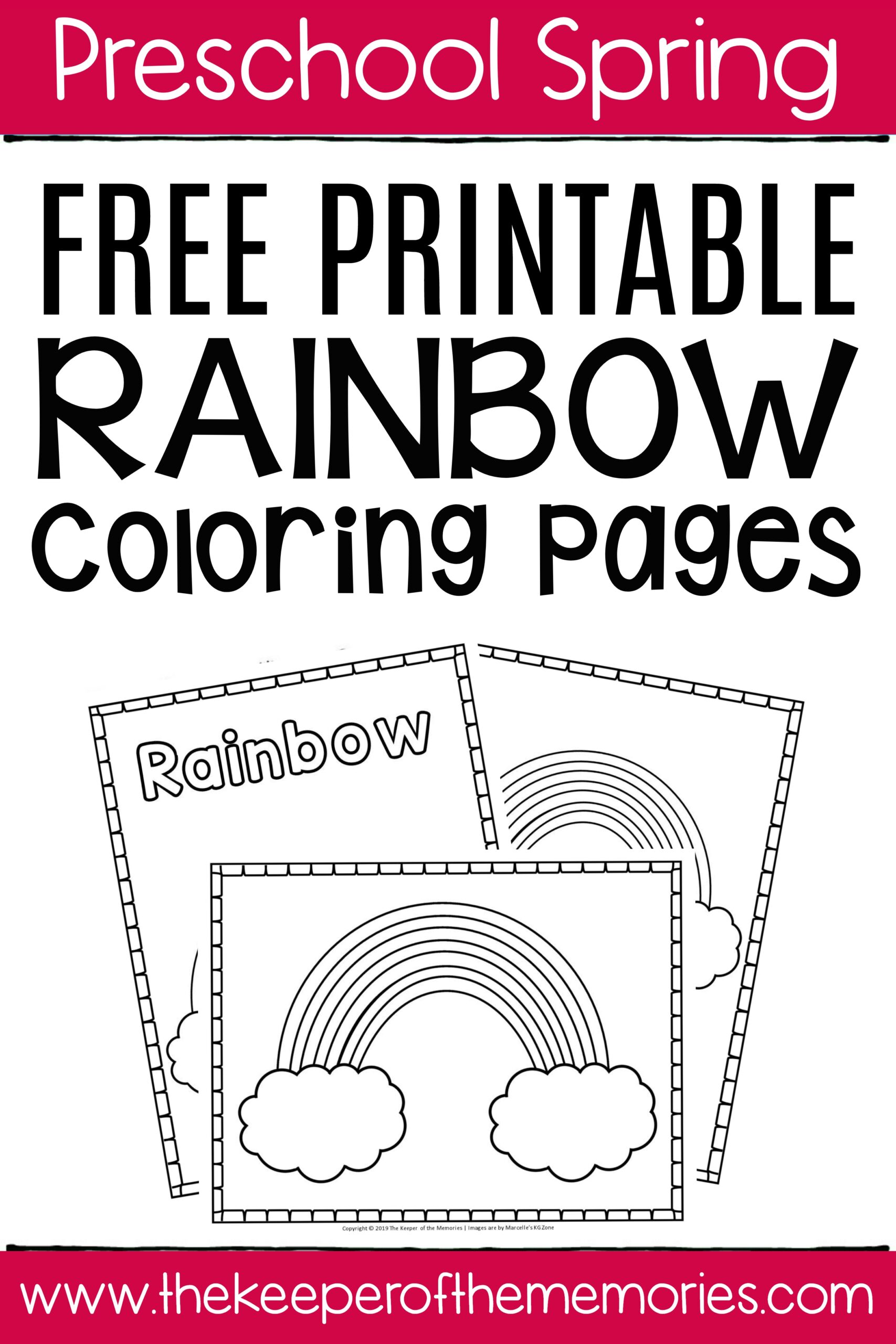 printable rainbow coloring page