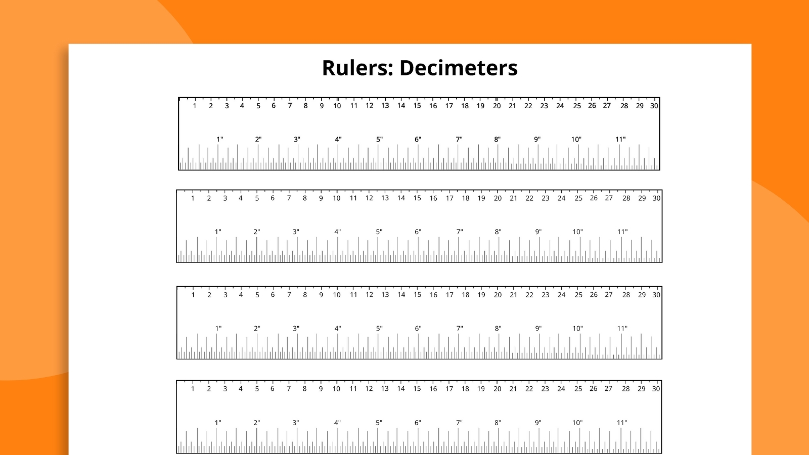 Free Printable Ruler Bundle