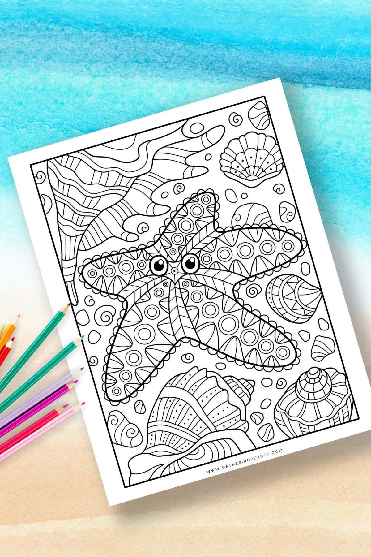 free printable sea animals coloring pages