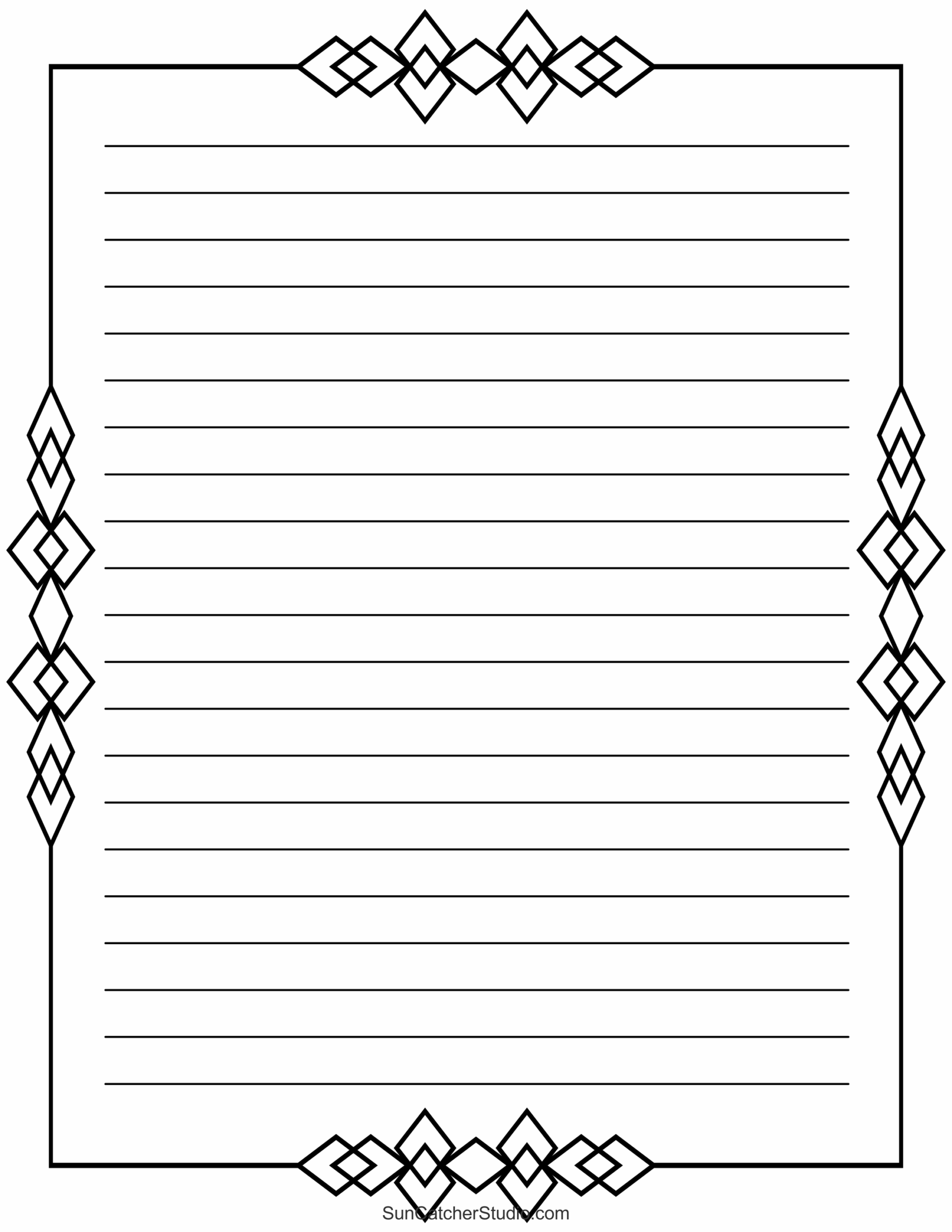 lined writing paper free printable