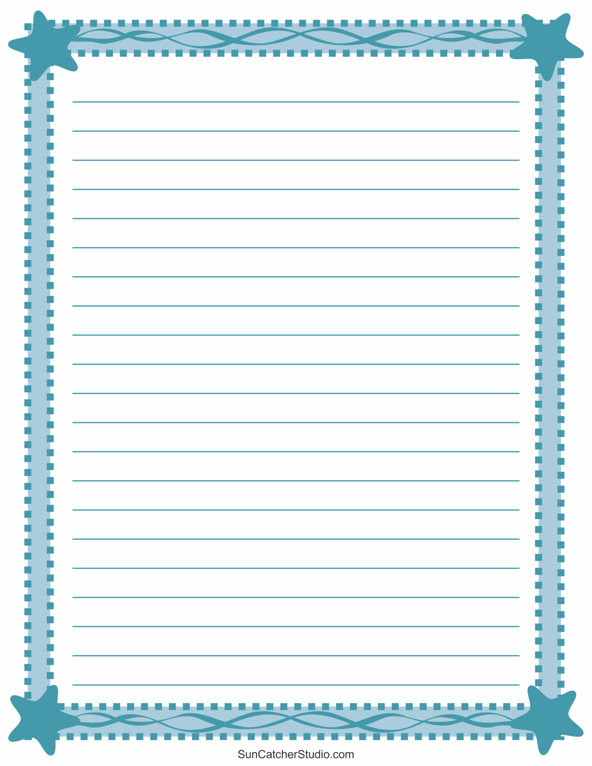 Free Printable Stationery And Lined Letter Writing Paper Free 
