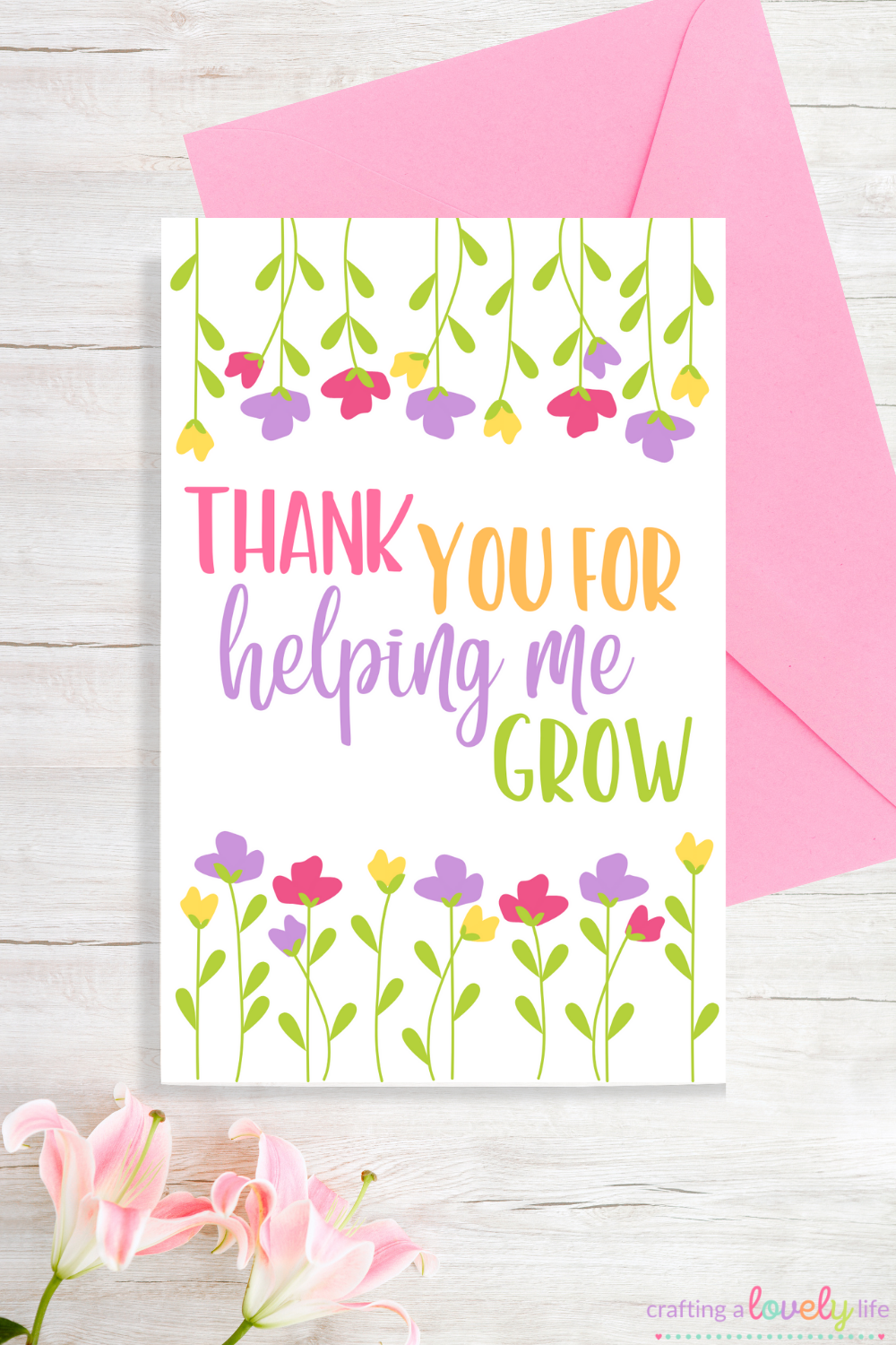 Free Printable Teacher Appreciation Card