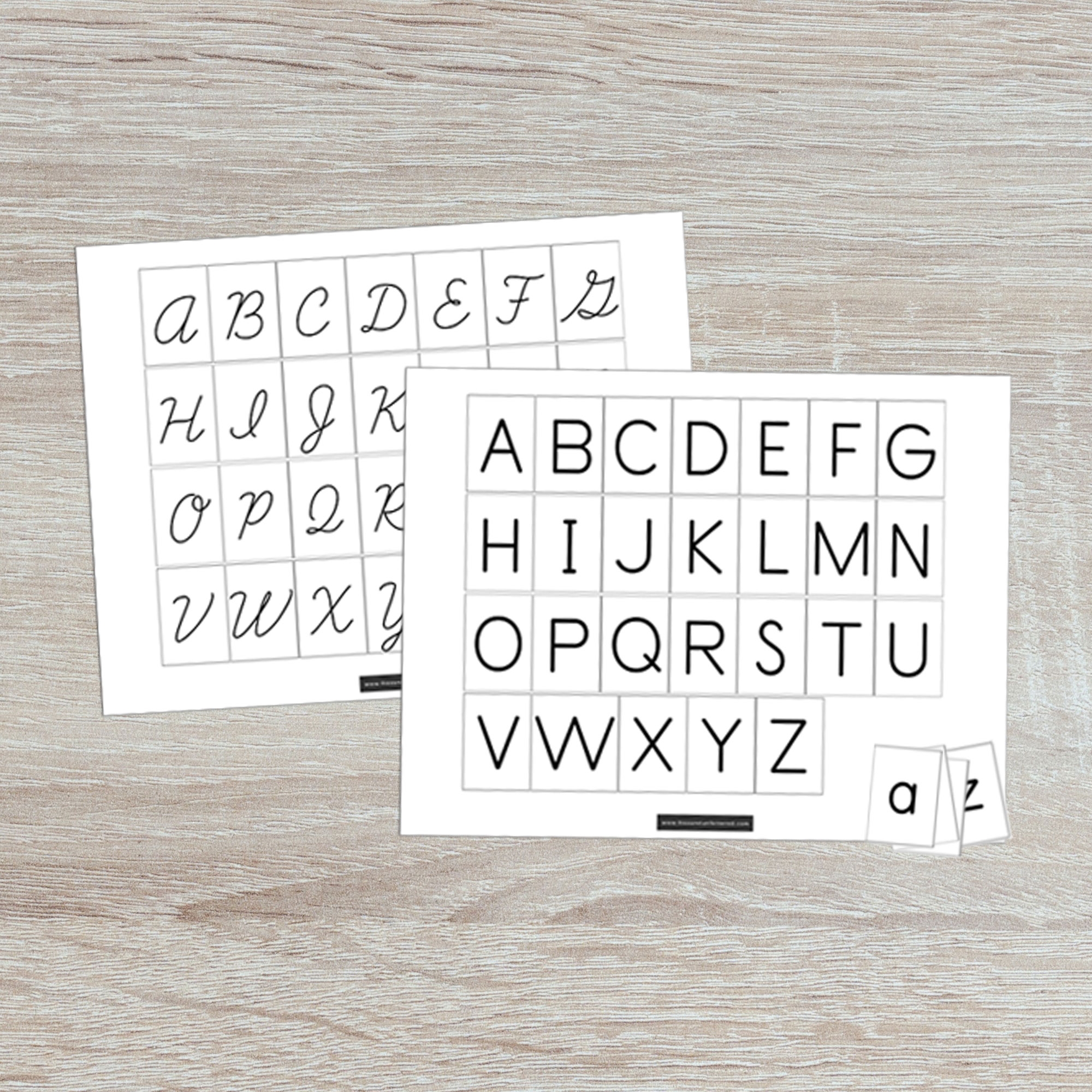 Free Printable Uppercase And Lowercase Matching Alphabet Mats Free And Unfettered