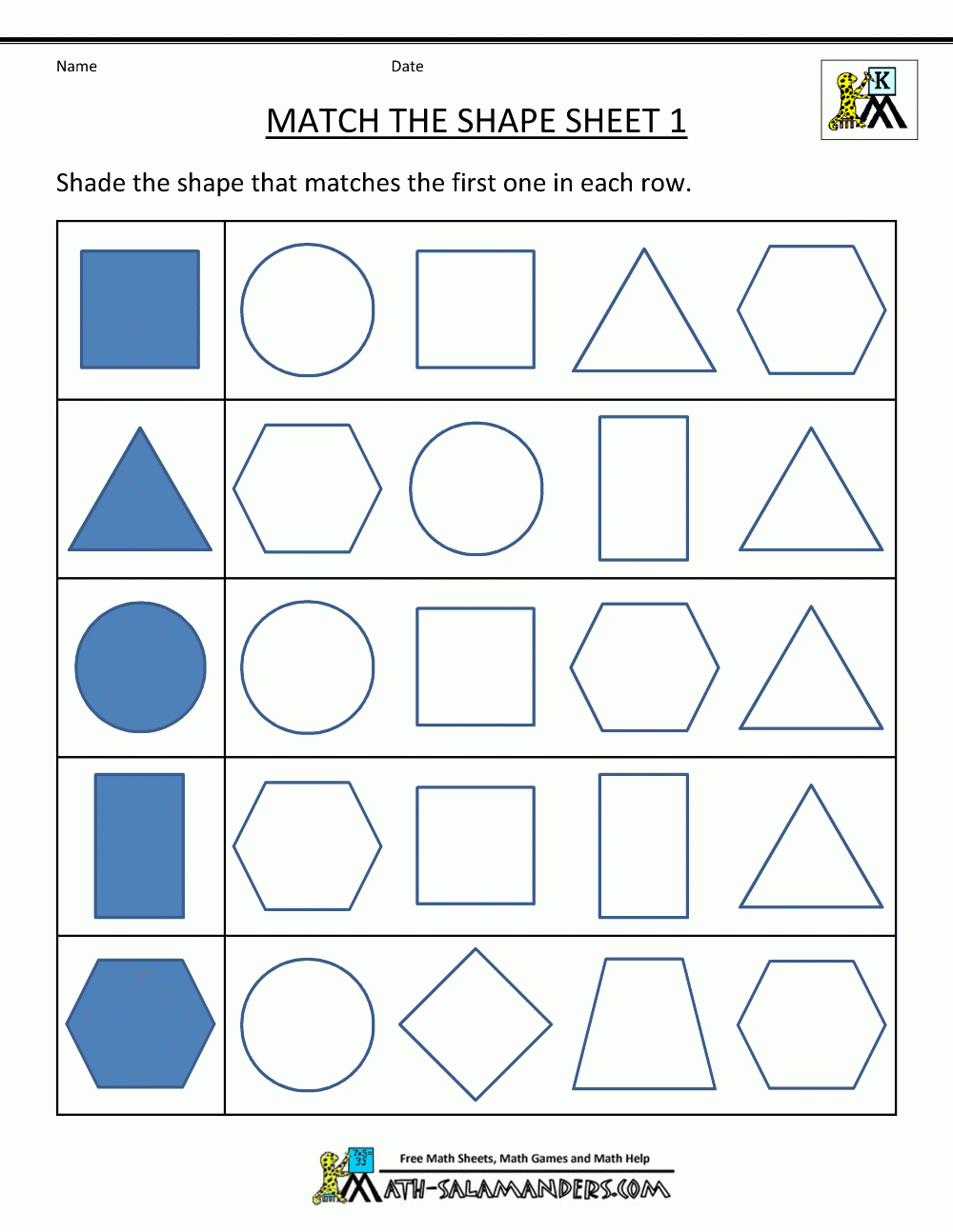 printable shapes pdf