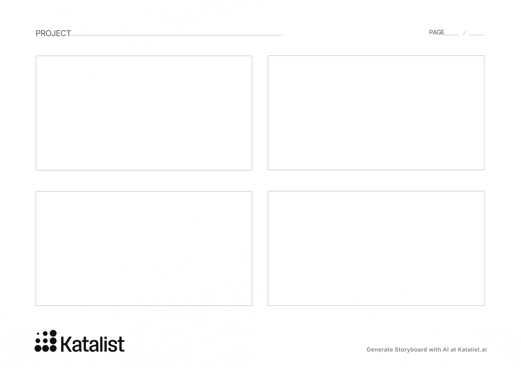 Free Storyboard Templates