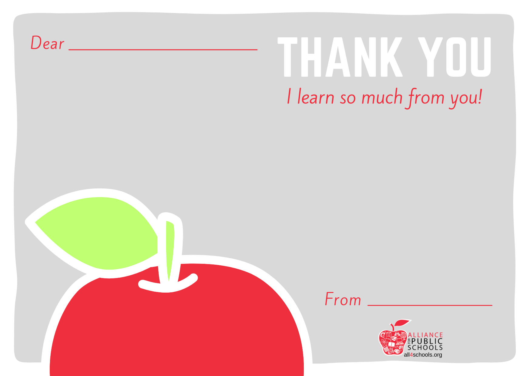teacher appreciation cards printable