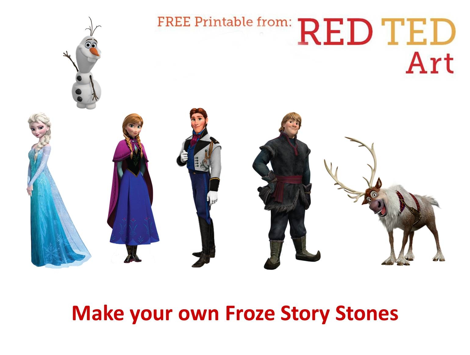 printable frozen characters