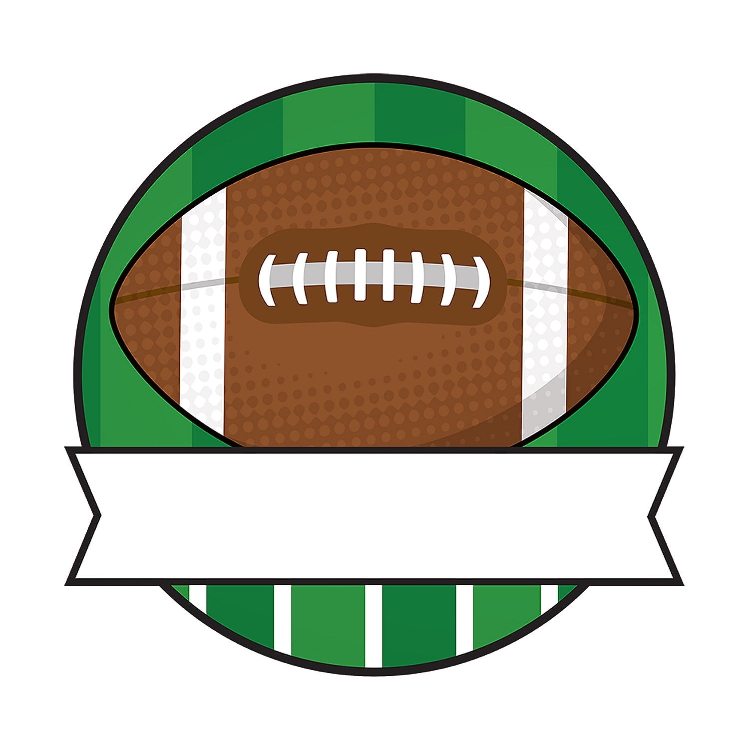 Fun Express Team Spirit Football Cutouts 50 Pc Walmart