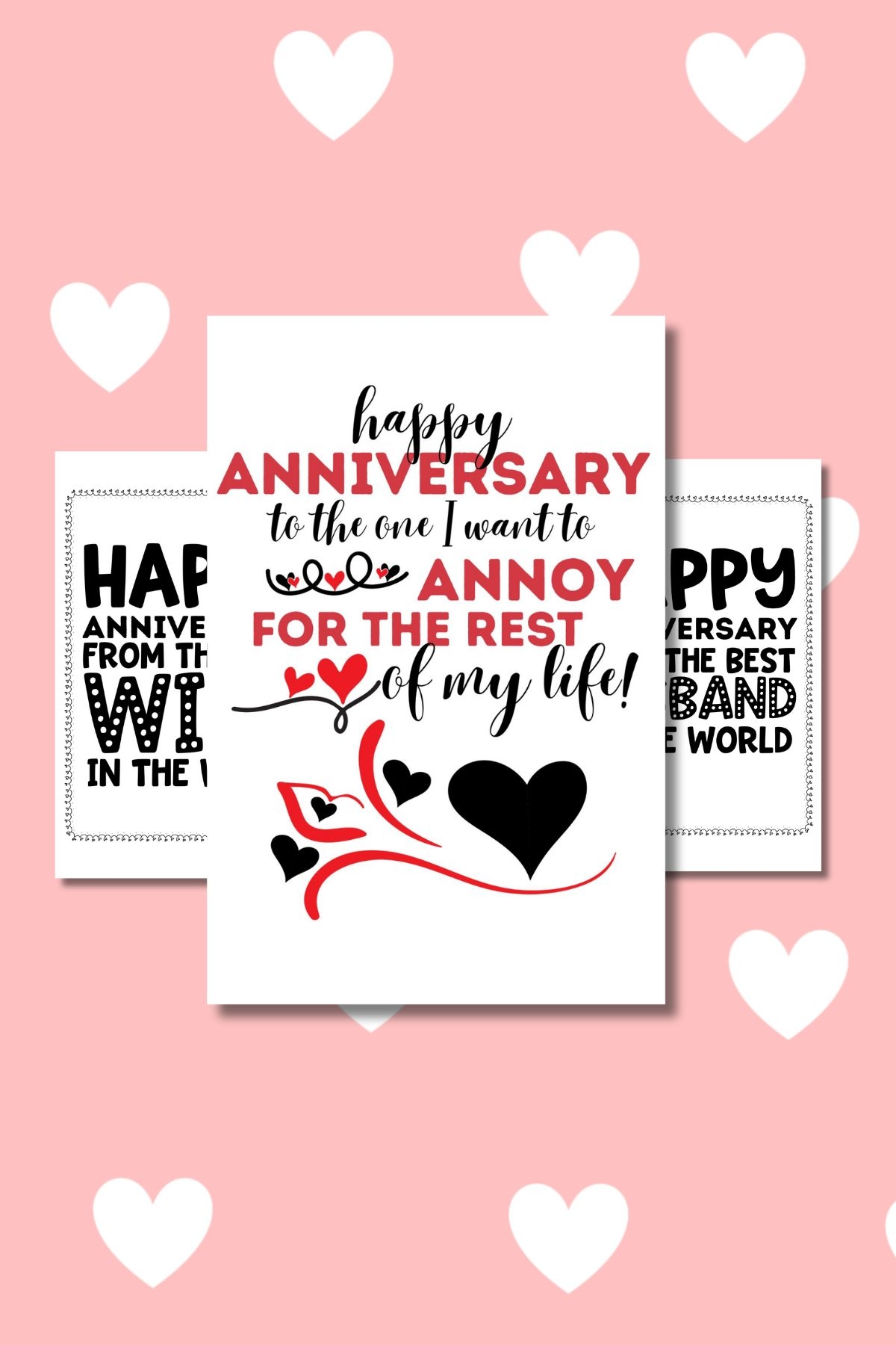 Funny Free Printable Anniversary Cards Print At Home Life Is Worksheets Library