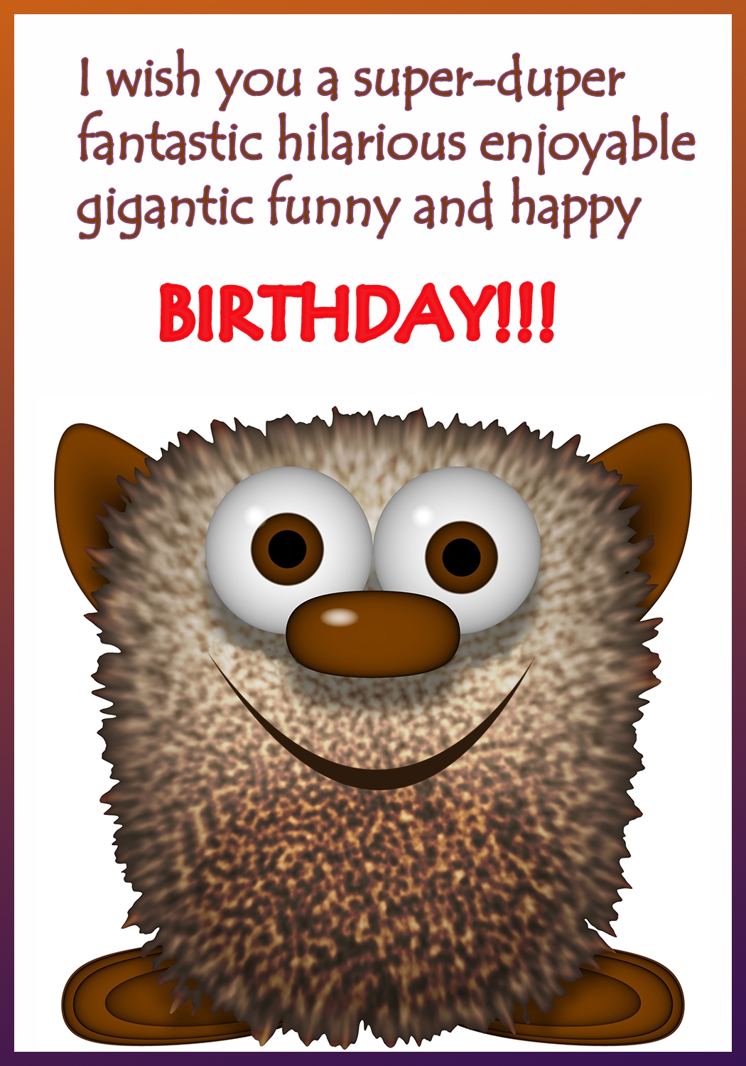 printable humorous birthday cards