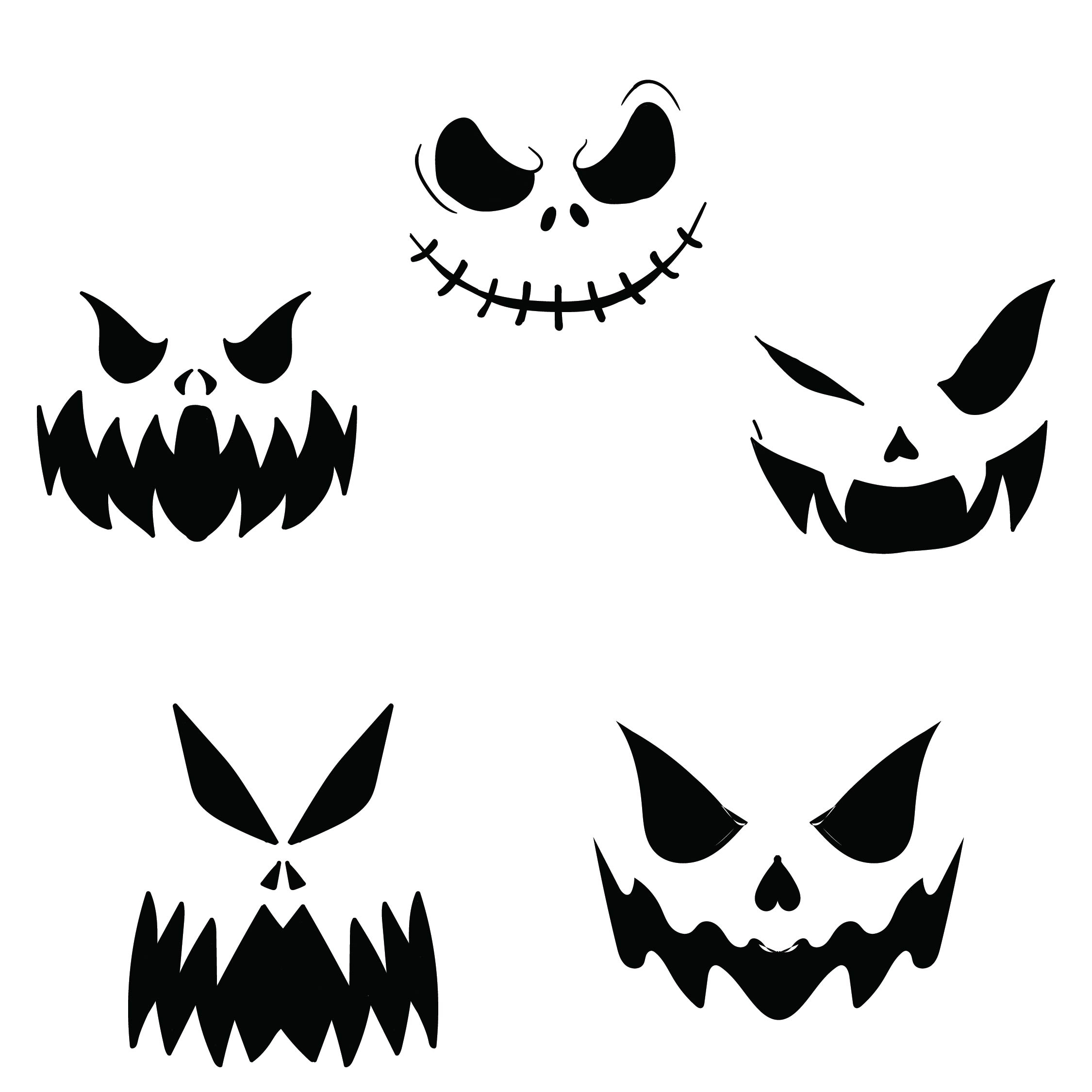 Halloween Pumpkin Stencils 15 Free PDF Printables Printablee