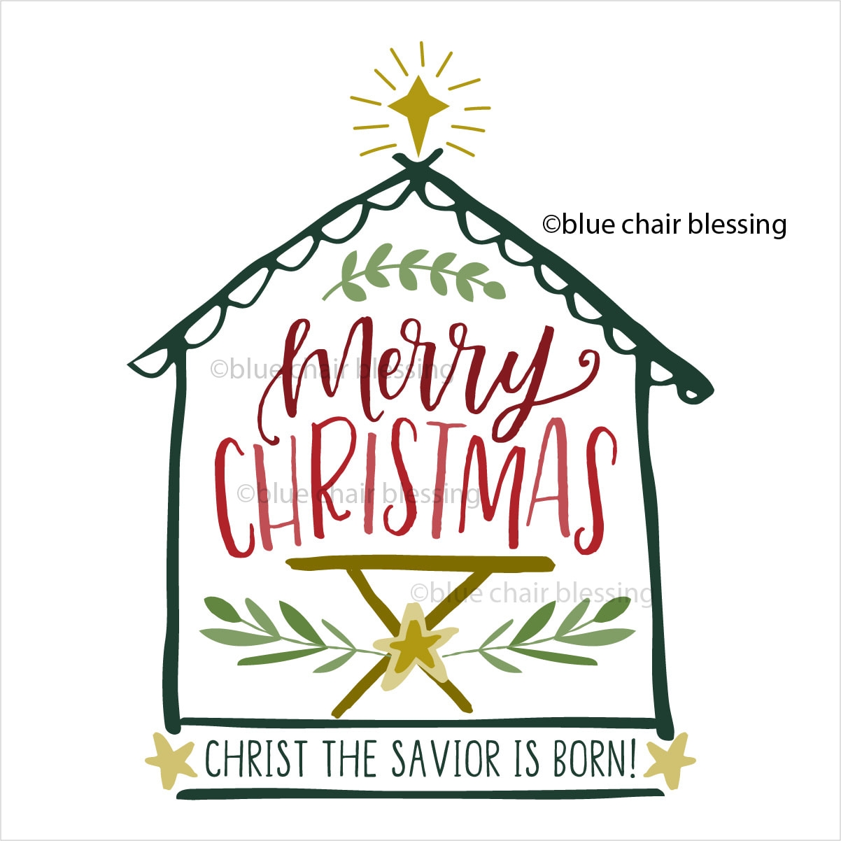 Hand Lettered Christmas Graphic Clip Art For Crafting May The Peace Of Christ Be With You For Personal Use Creative License To Sell Available U0026 