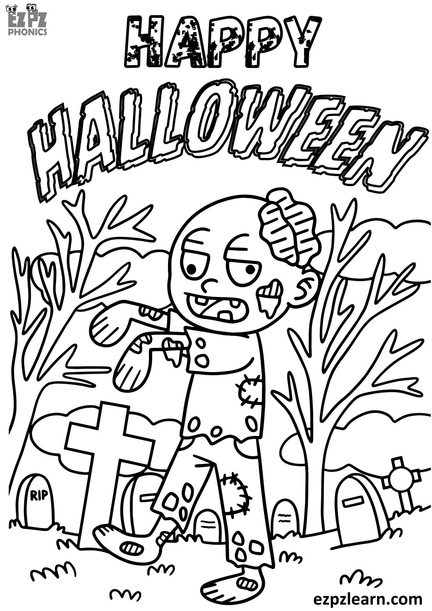 printable halloween coloring pages free